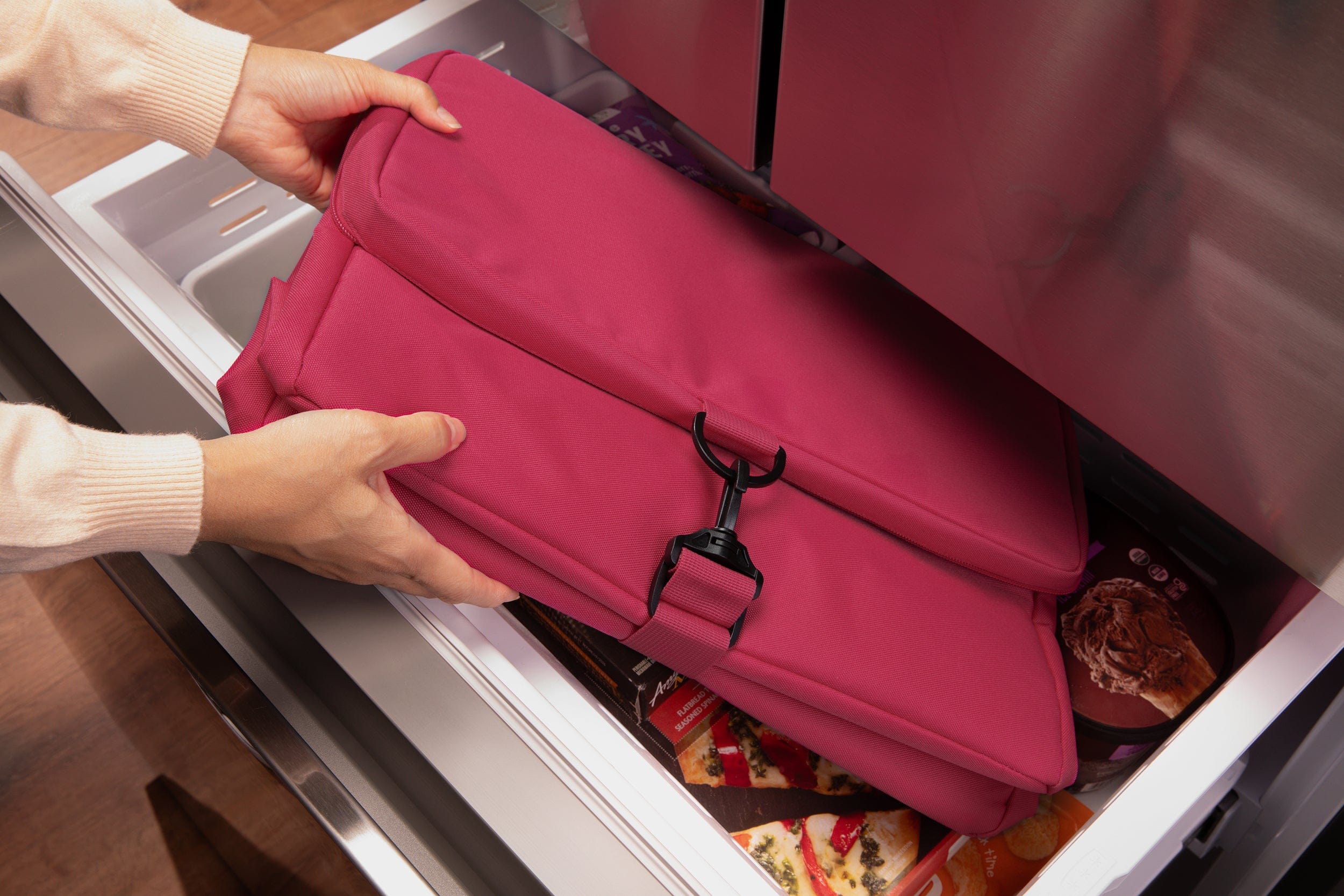 packit-freezable-market-tote-reusable-insulated-grocery-tote-bag-with-built-in-e image 8