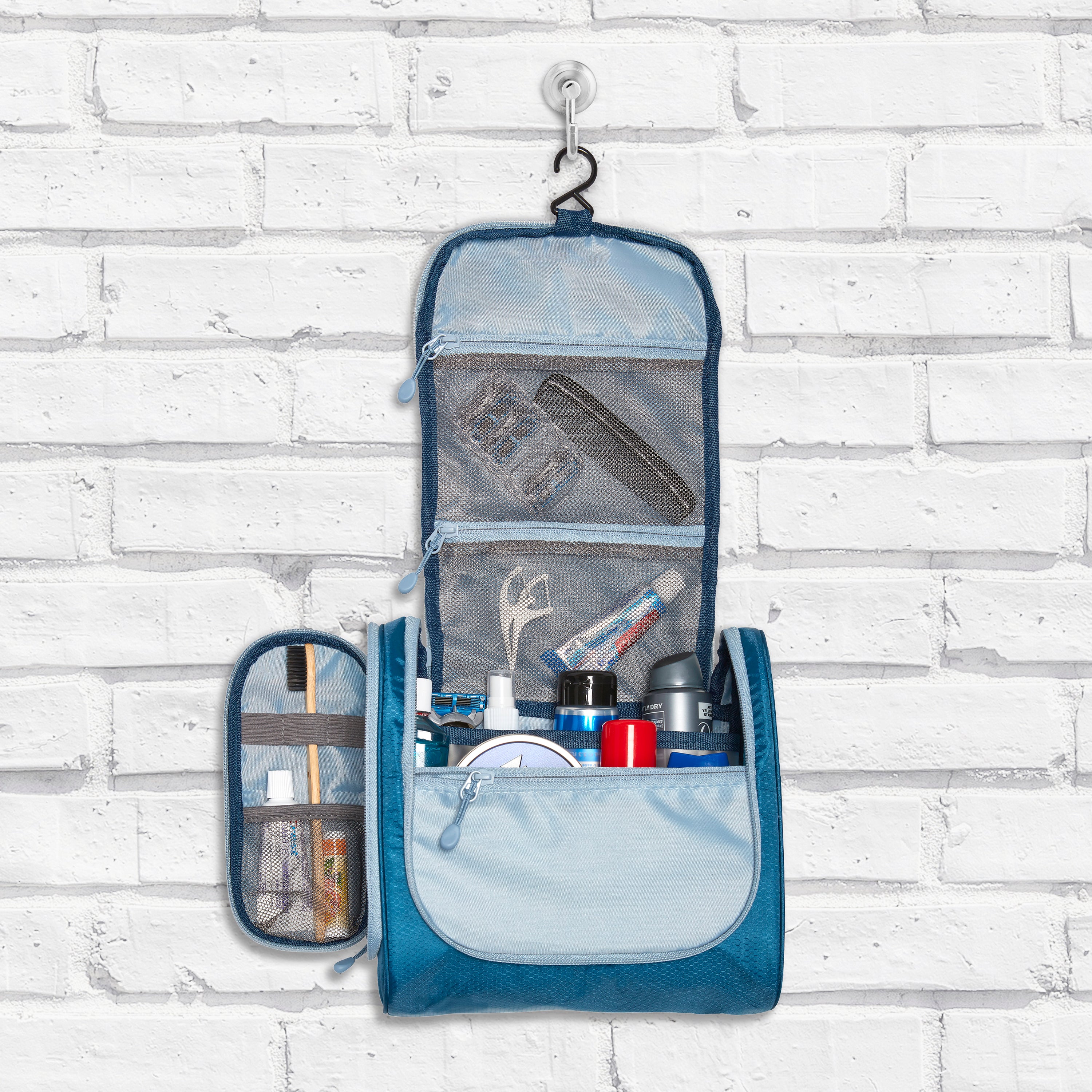 built-toiletry-hanging-kit-multi-compartment-hanging-travel-organizer-with-tpu-l image 3