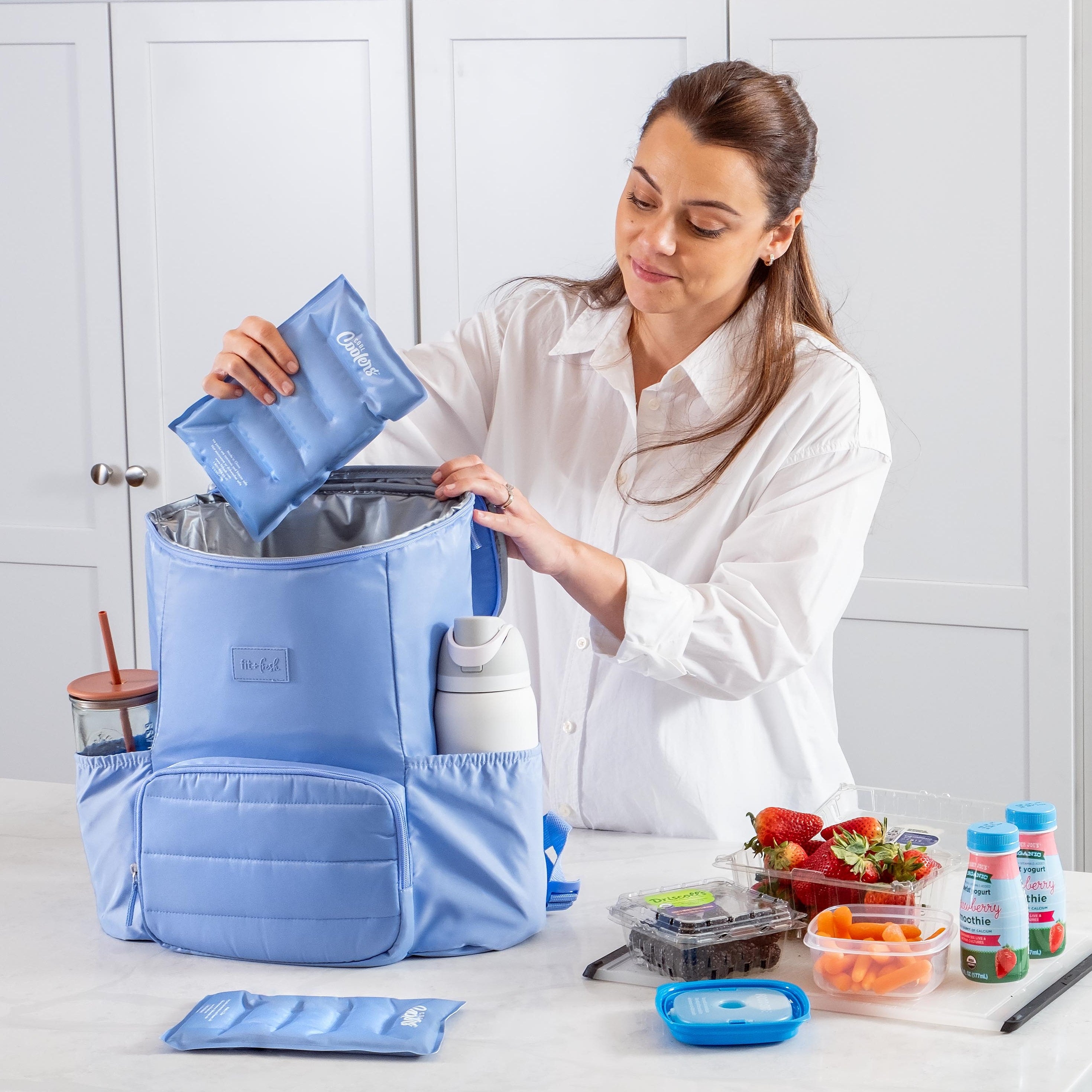 fit-fresh-cool-coolers-xl-soft-ice-packs-cornflower-2-pack-flexible-reusable-lun image 2