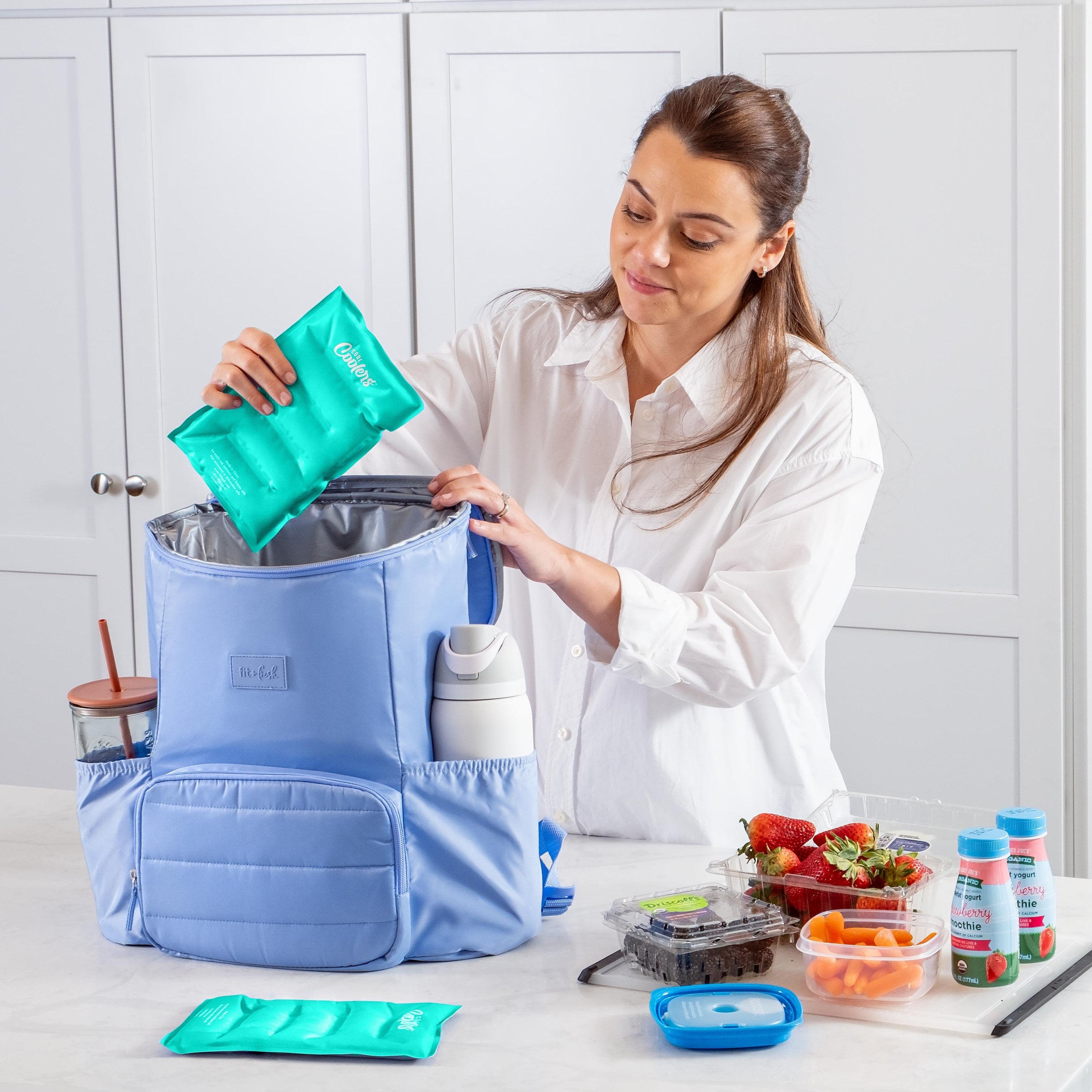 fit-fresh-cool-coolers-xl-soft-ice-packs-teal-2-pack-flexible-reusable-cooler-ic image 2
