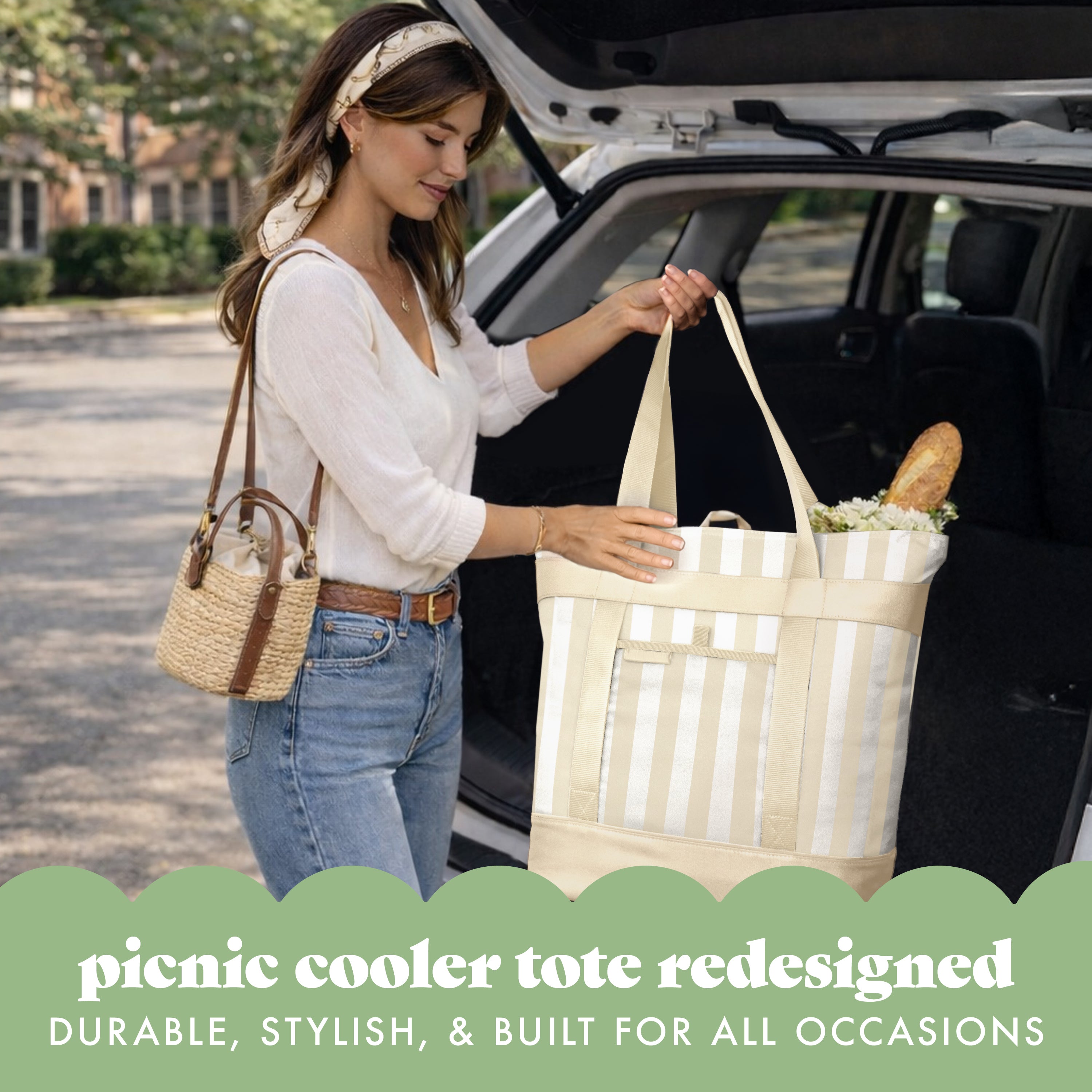 fit-fresh-xl-insulated-cooler-tote-bag-pina-colada-cabana-stripe image 6