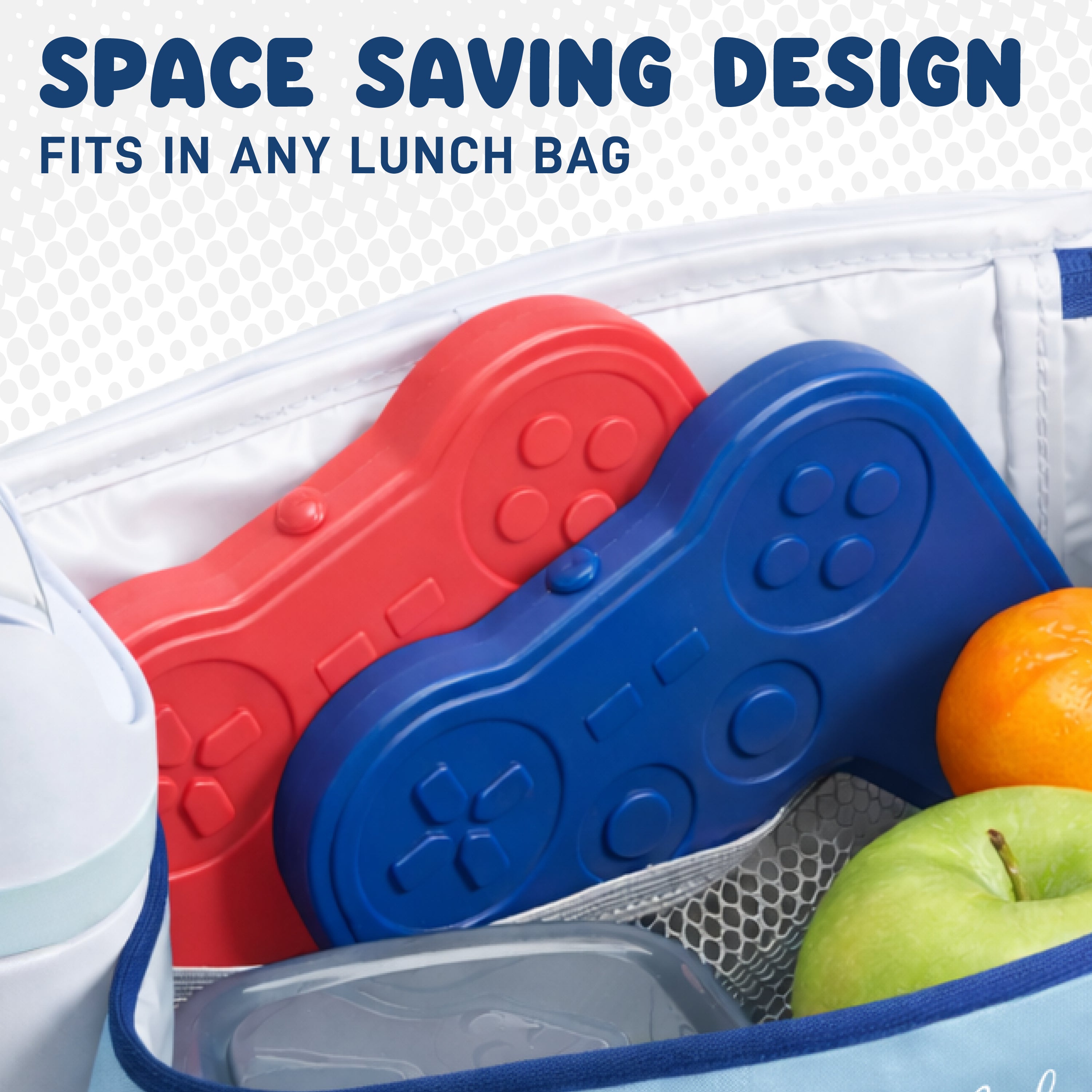 fit-fresh-cool-coolers-kids-shaped-ice-packs-game-controller-reusable-slim-5-5-x image 7