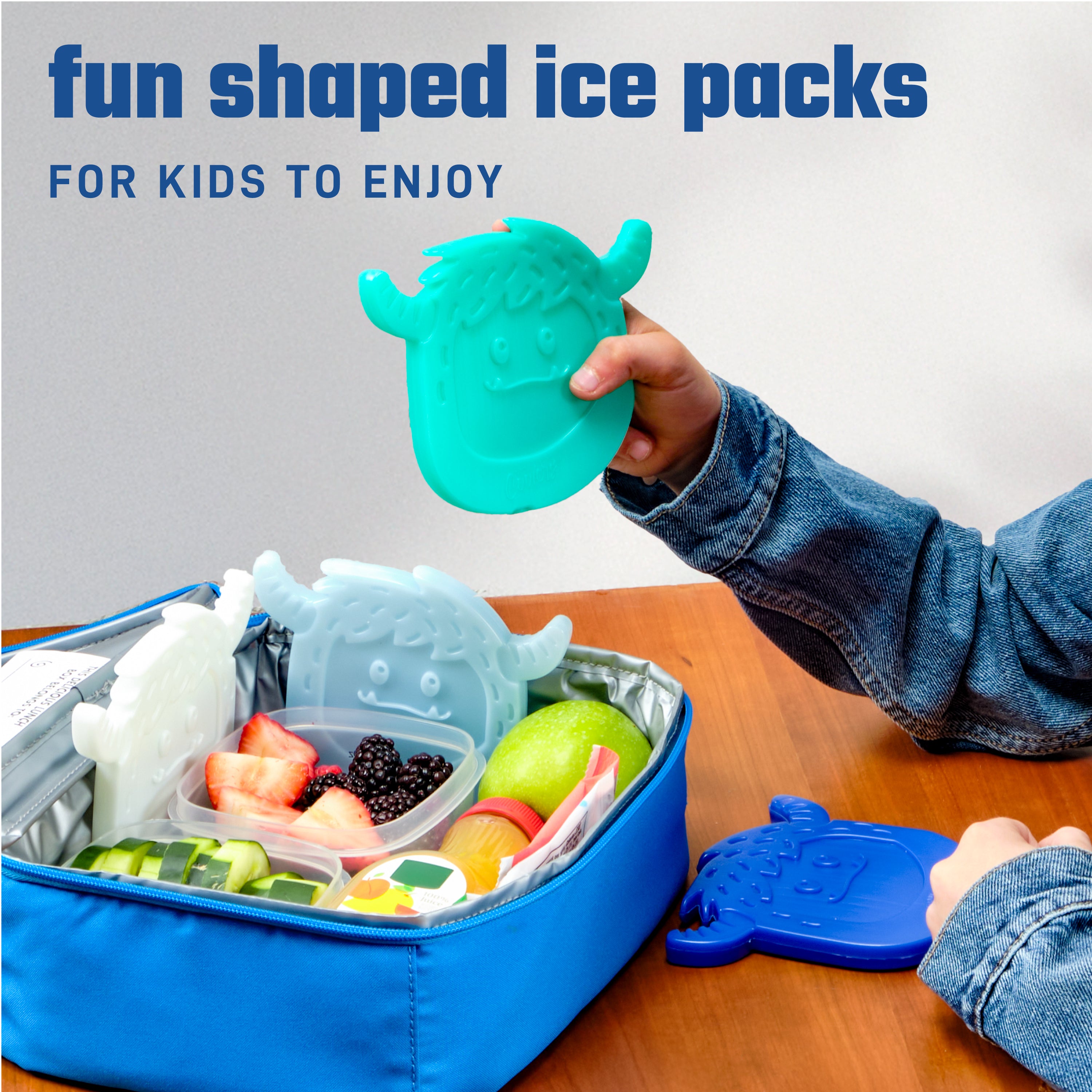 fit-fresh-cool-coolers-kids-shaped-ice-packs-yeti-2-pack-reusable-slim-lunch-box image 5