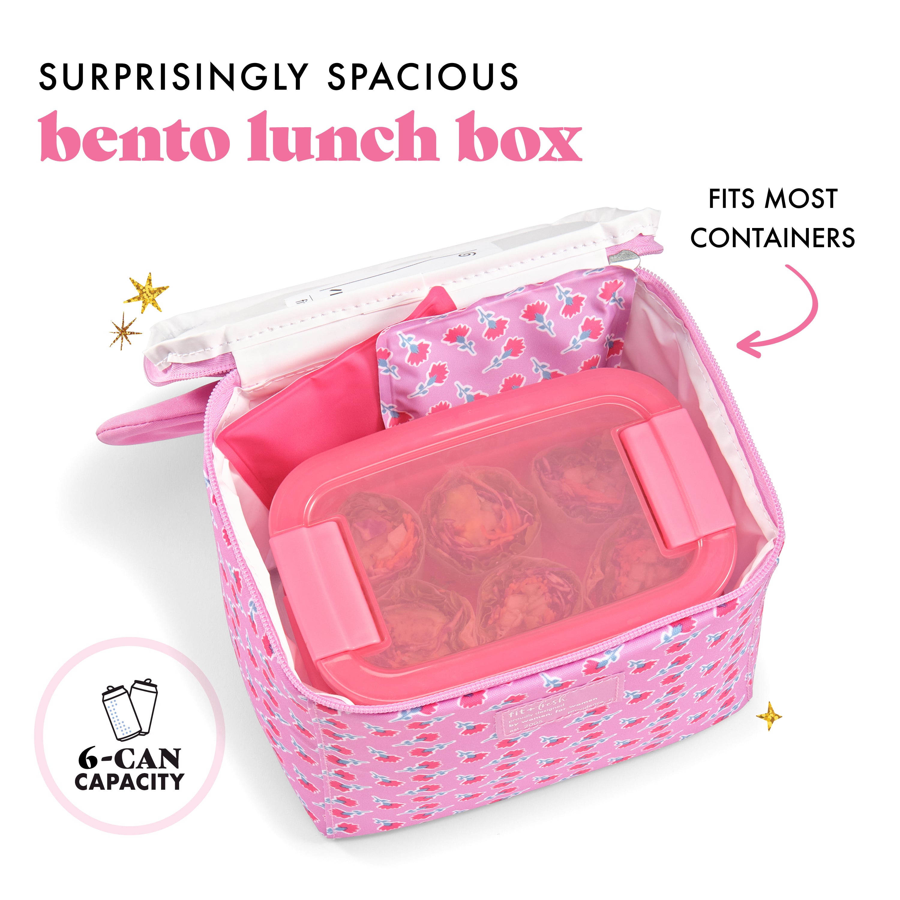 fit-fresh-luna-bow-kids-lunch-tote-sweet-pink-block-insulated-kids-lunch-bag-10- image 6