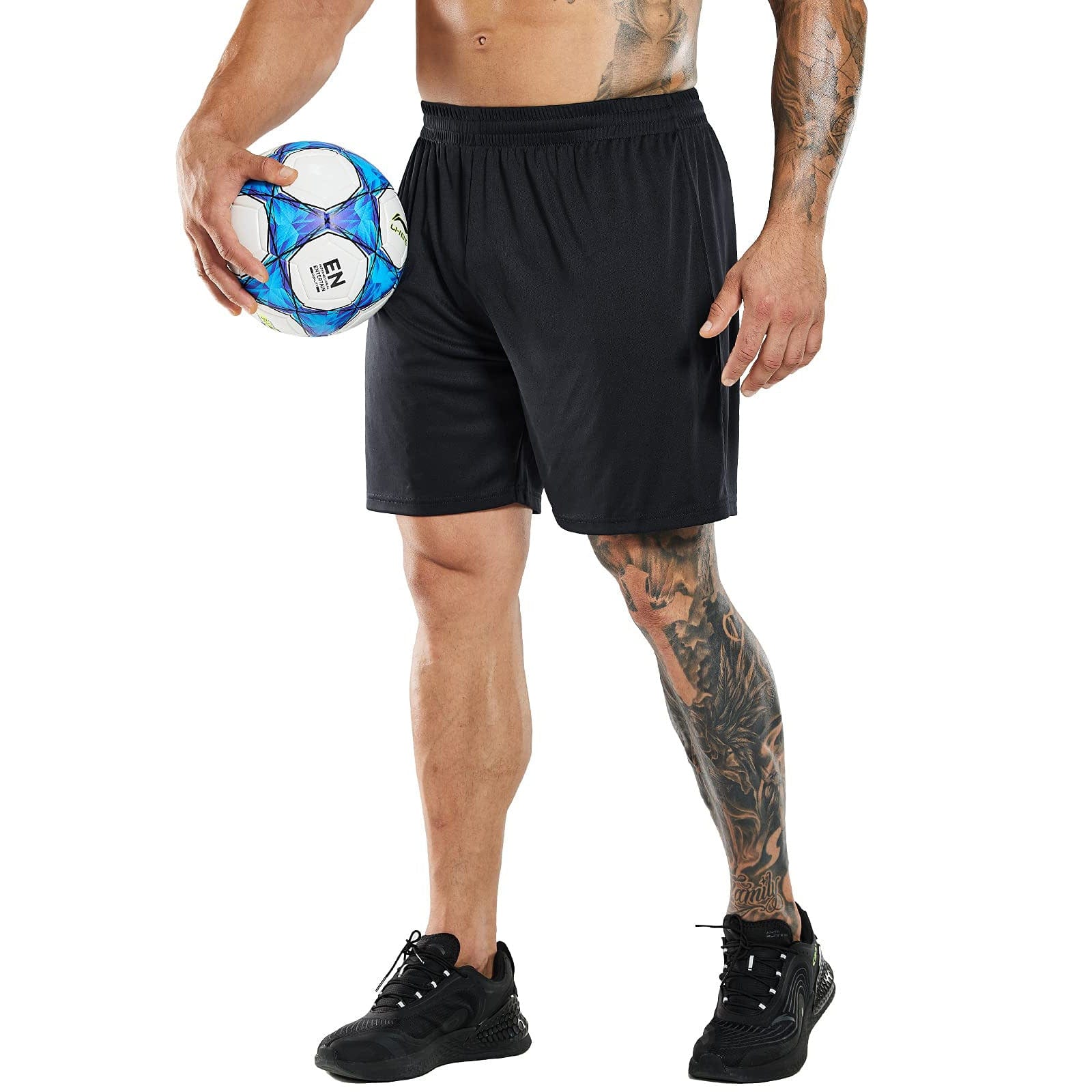 mier-men-s-quick-dry-athletic-running-shorts-5-inch-pocket-free-with-adjustable- image 6
