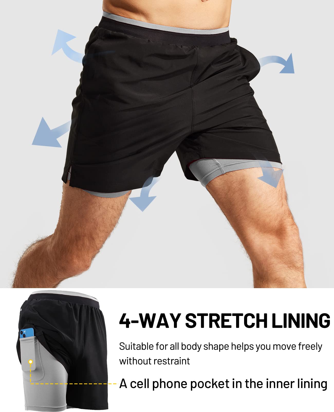 mier-men-s-sprintdry-2-in-1-running-shorts-5-with-phone-pocket-and-quick-dry-lin image 8