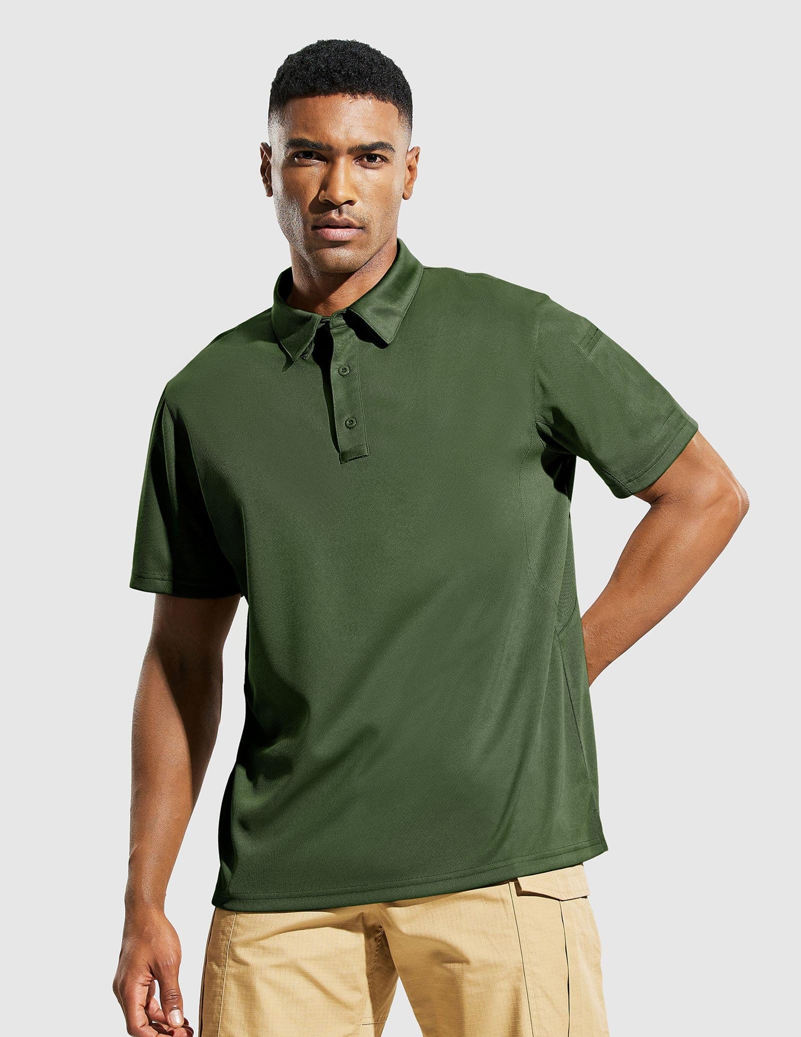 mier-men-s-tactical-polo-shirt-short-sleeve-performance-collared-shirt-with-swea image 5