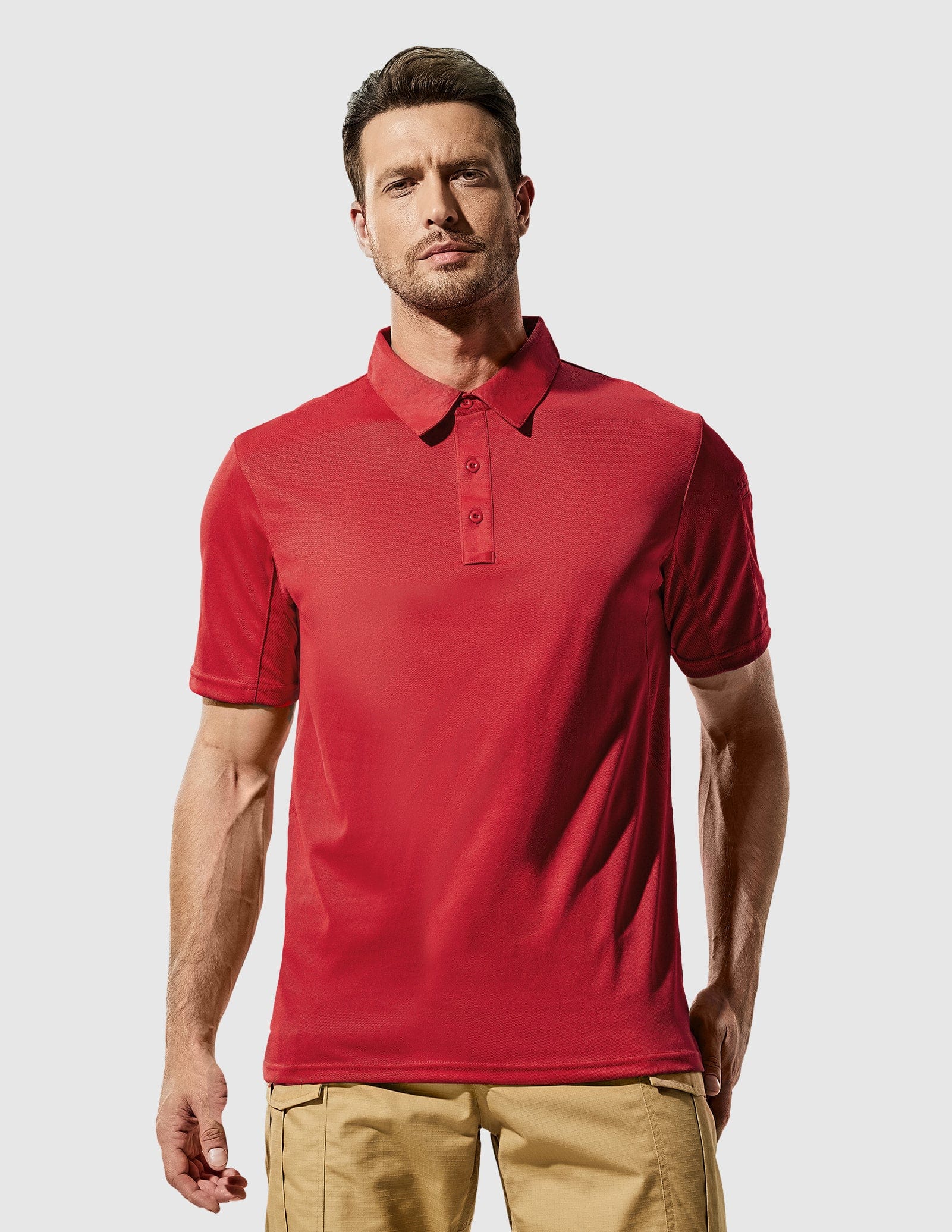 mier-men-s-tactical-polo-shirt-short-sleeve-performance-collared-shirt-with-swea image 8