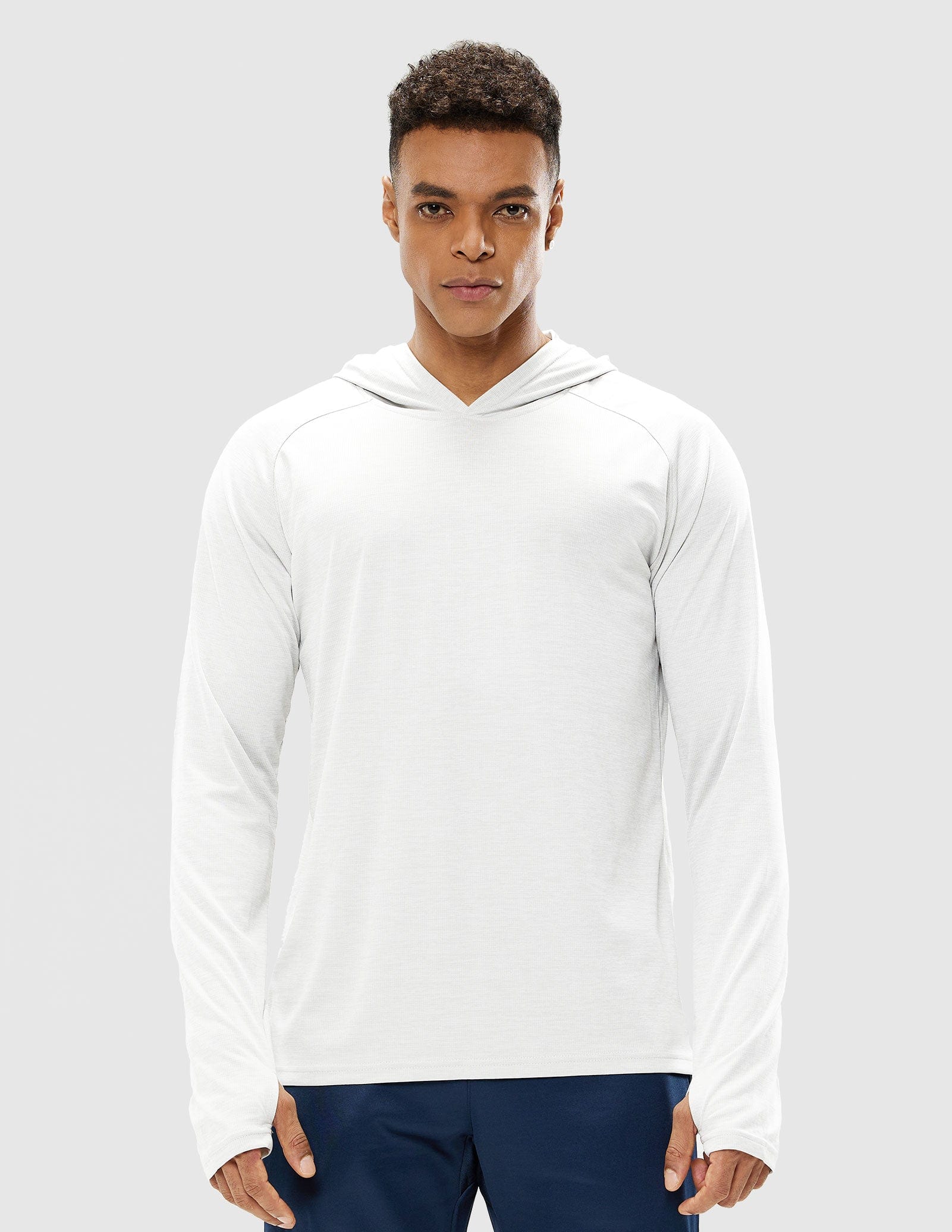 mier-men-s-paceguard-lightweight-hoodie-long-sleeve-shirt-sun-defense-hooded-per image 3