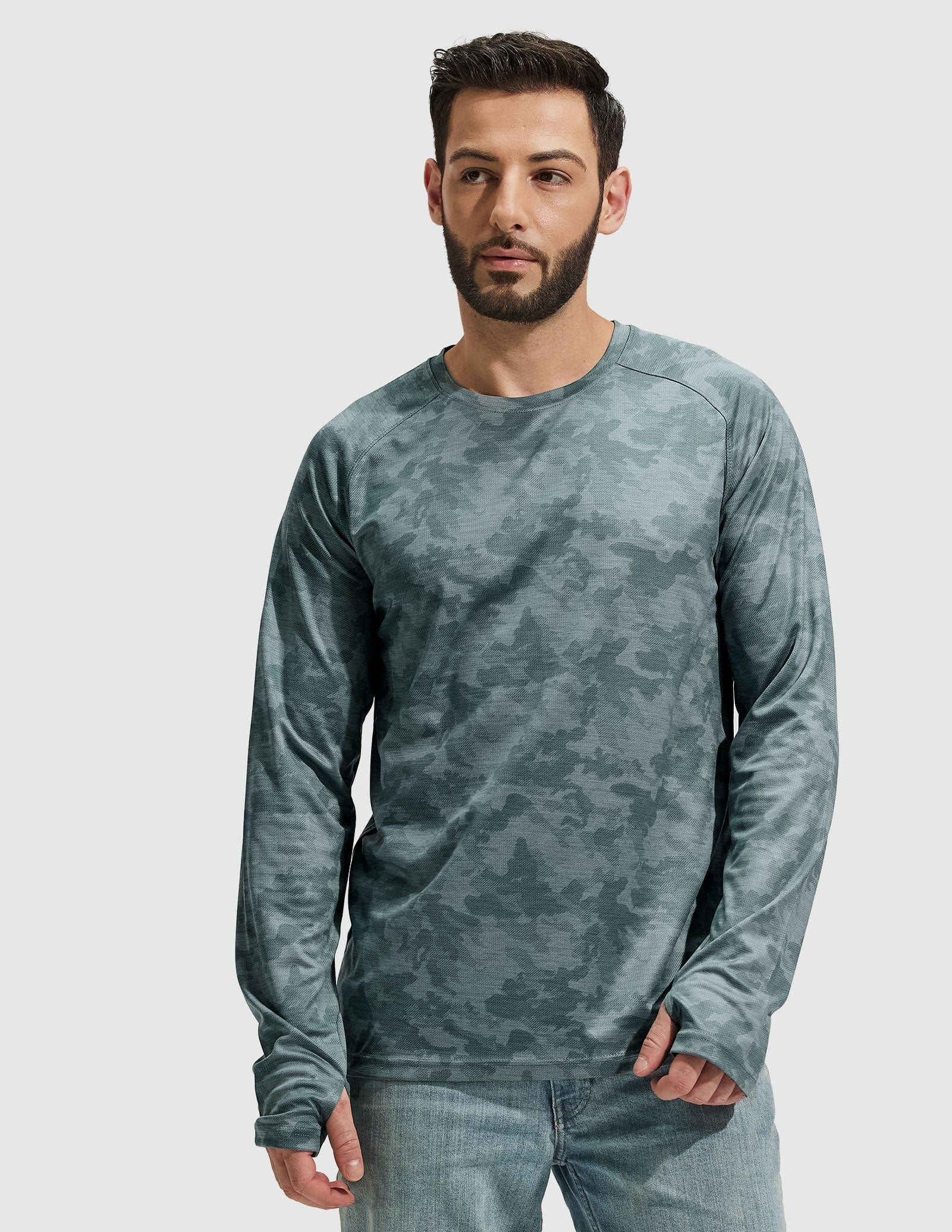 mier-men-s-paceguard-long-sleeve-shirt-upf-50-camo-performance-fishing-and-hikin image 4