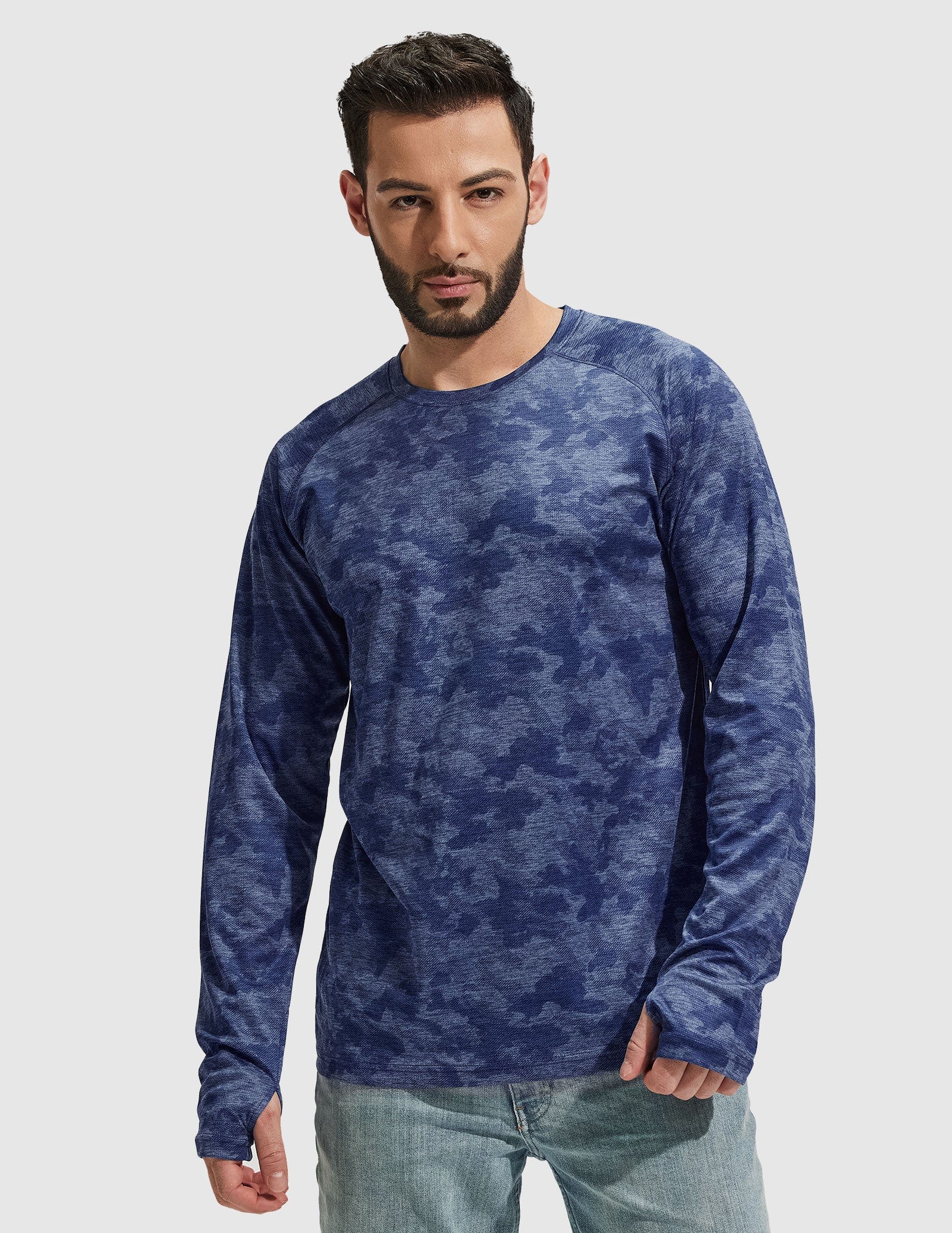 mier-men-s-paceguard-long-sleeve-shirt-upf-50-camo-performance-fishing-and-hikin image 7