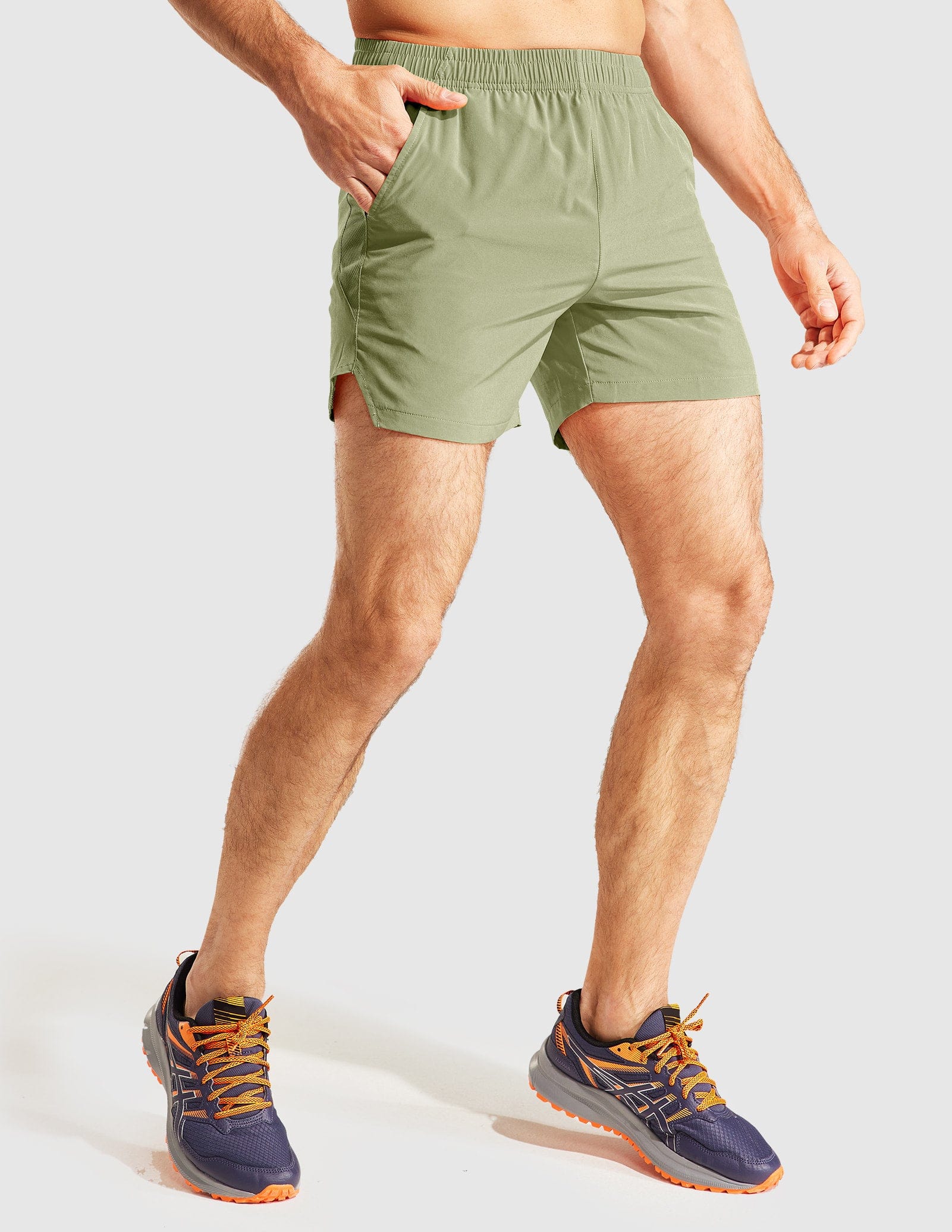 mier-pacelite-men-s-5-split-running-shorts-with-mesh-panels-and-adjustable-fit image 4