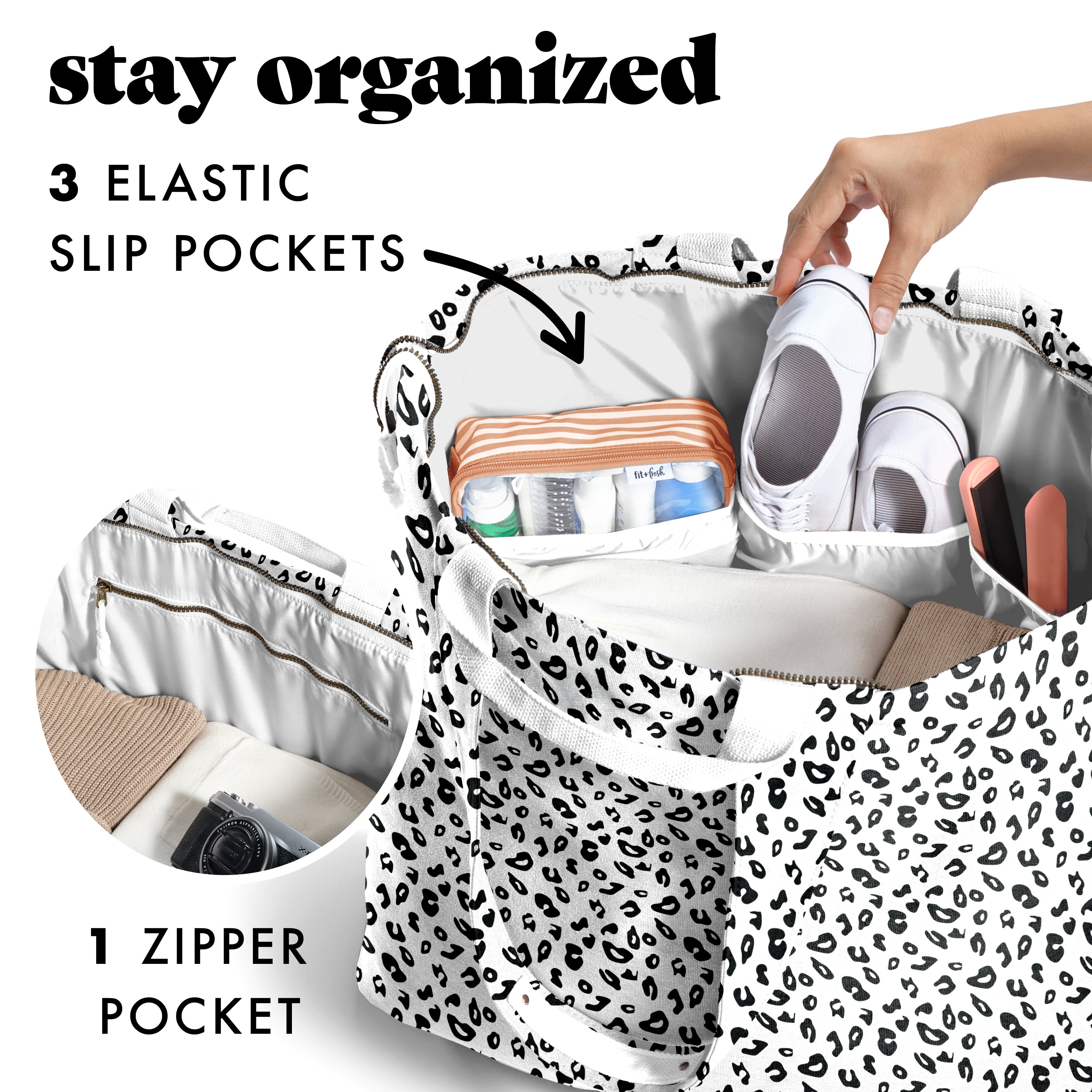 fit-fresh-all-the-things-xl-travel-tote-bag-micro-cheetah-22-x-18-x-12-extra-lar image 5
