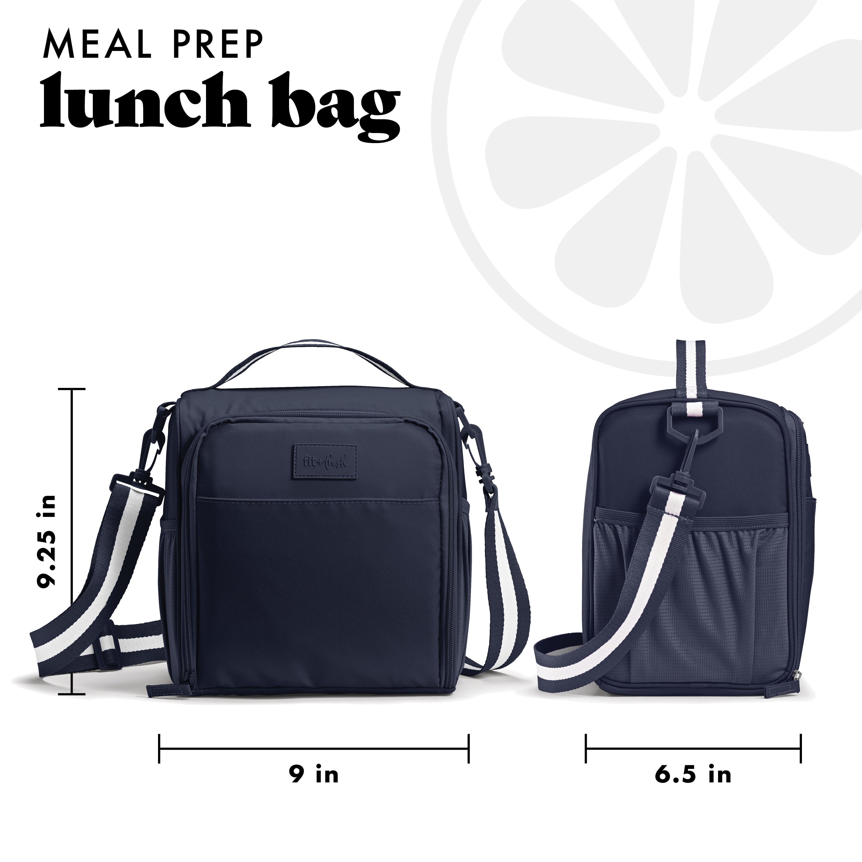 fit-fresh-bree-meal-prep-lunch-bag-with-lunch-kit-midnight-blue-6-piece-insulate image 3