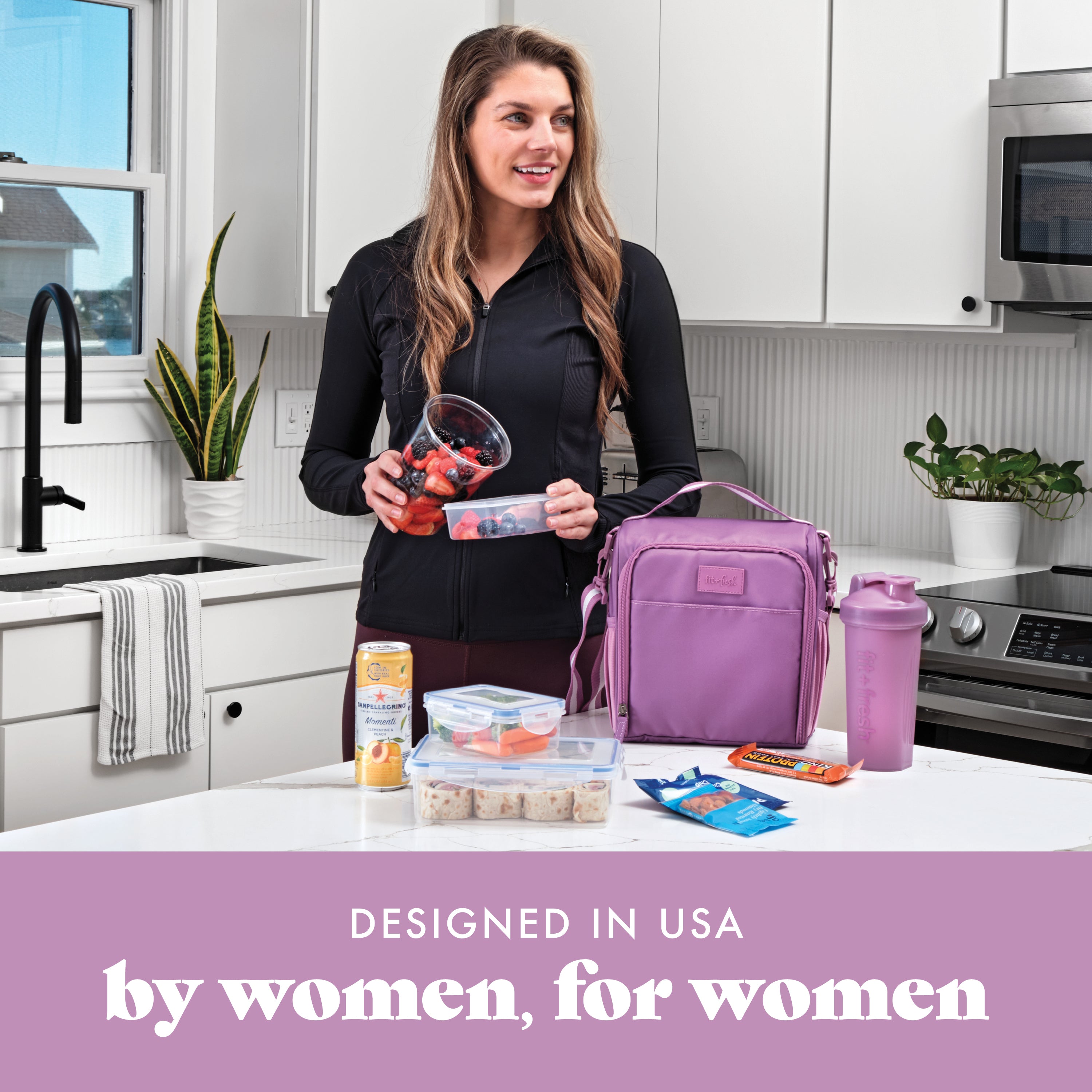 fit-fresh-bree-meal-prep-lunch-bag-with-lunch-kit-mauve-6-piece-insulated-meal-p image 6
