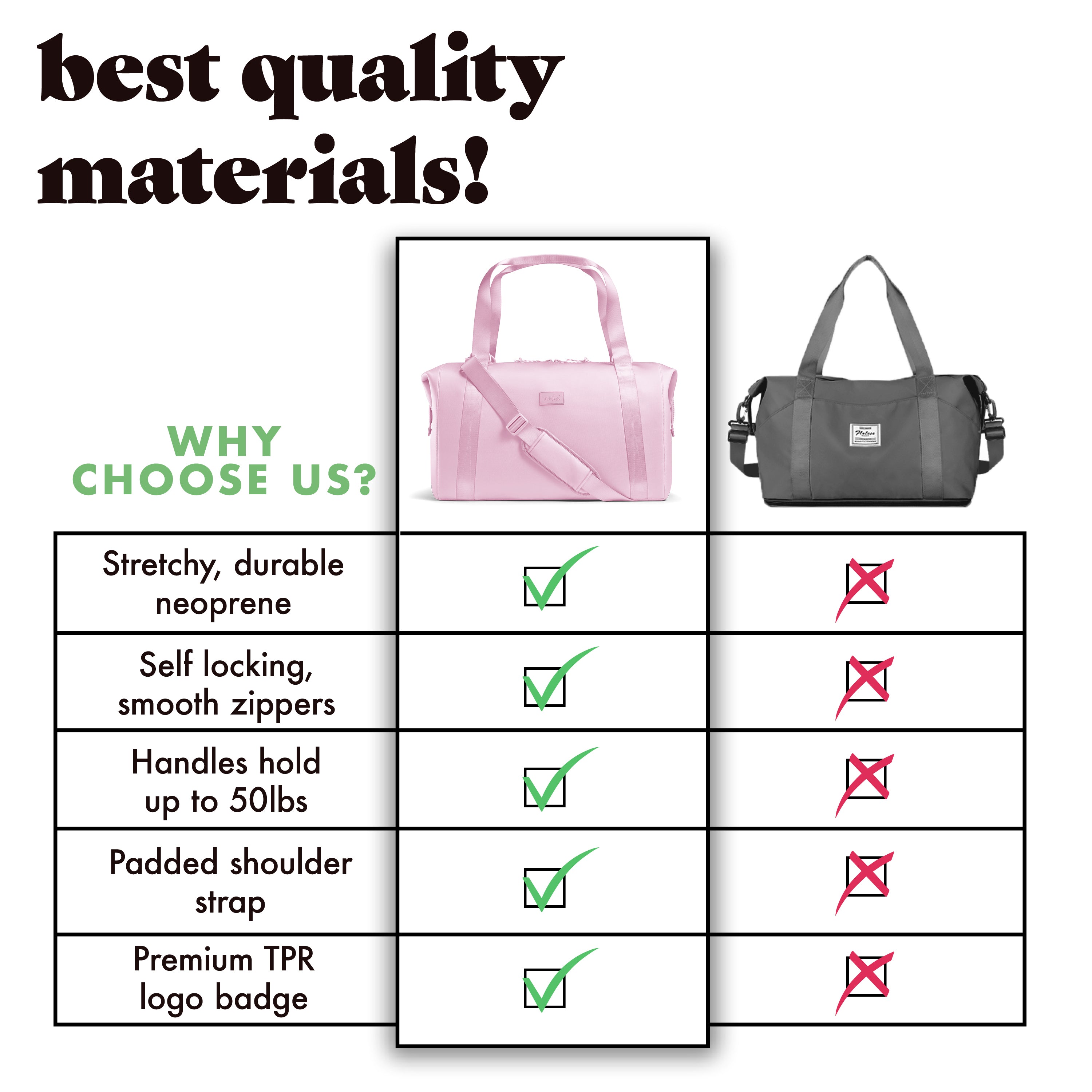 fit-fresh-neoprene-adult-travel-duffel-ballet-pink image 6
