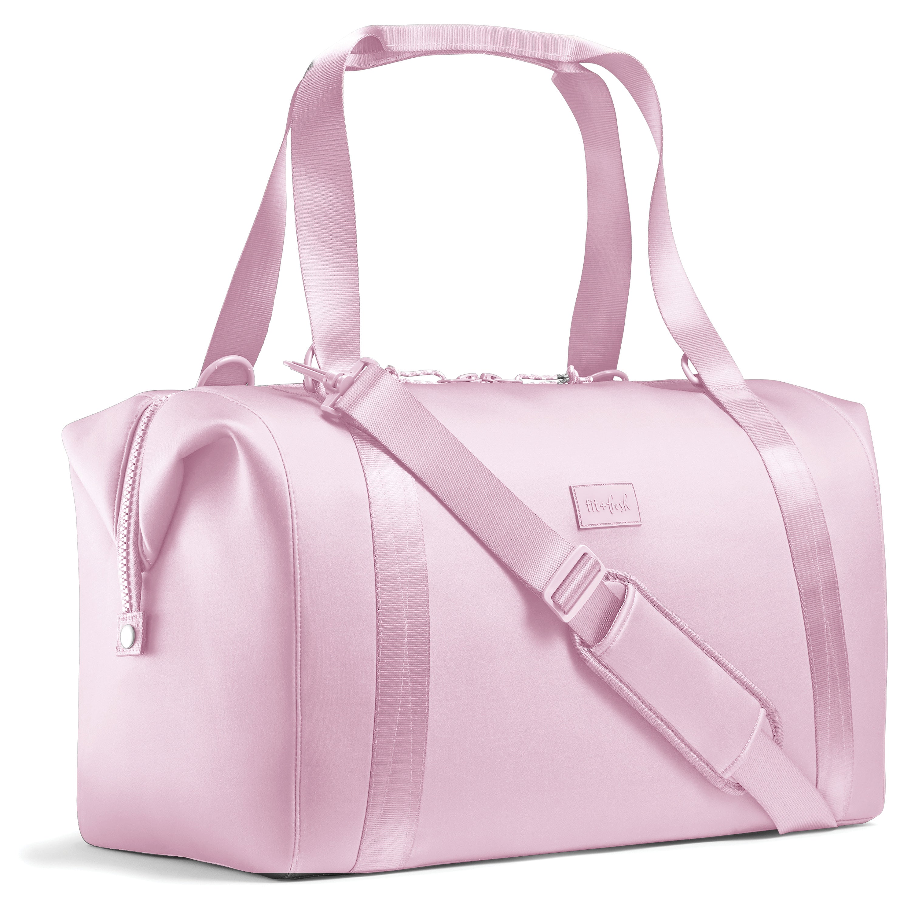 fit-fresh-neoprene-adult-travel-duffel-ballet-pink image 1