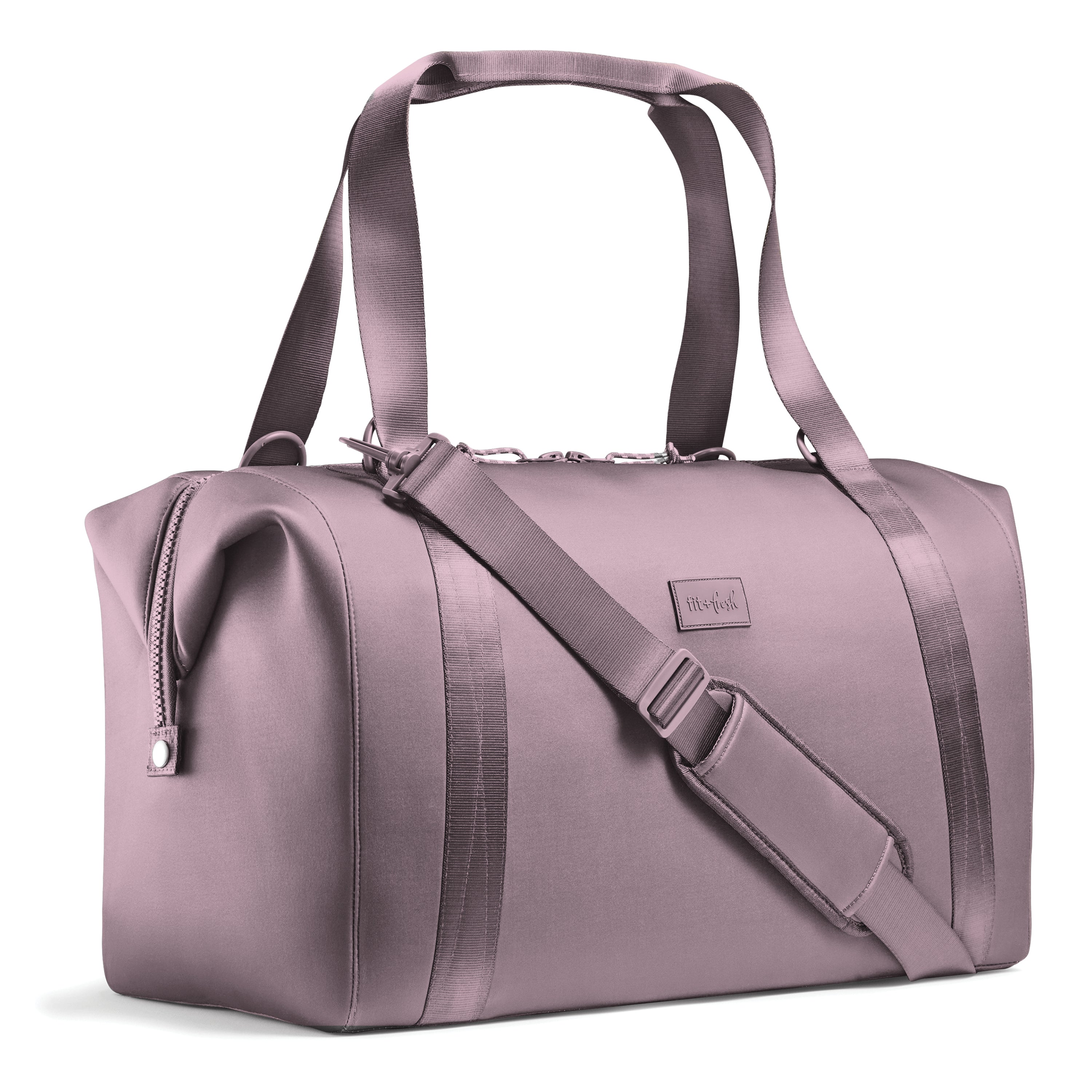 fit-fresh-neoprene-adult-travel-duffel-elderberry image 1
