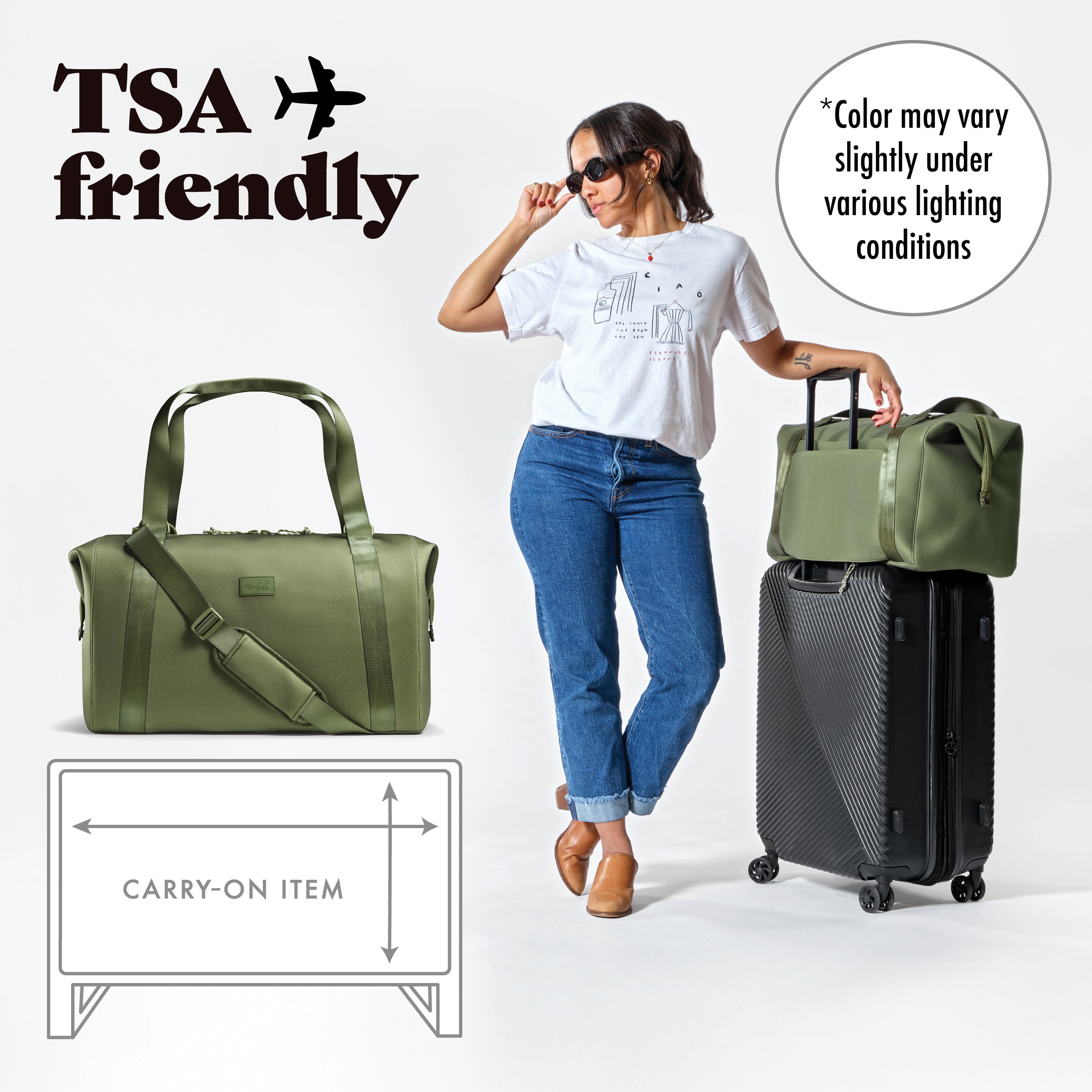 fit-fresh-neoprene-adult-travel-duffel-moss-19-carry-on-weekender-bag-with-troll image 3