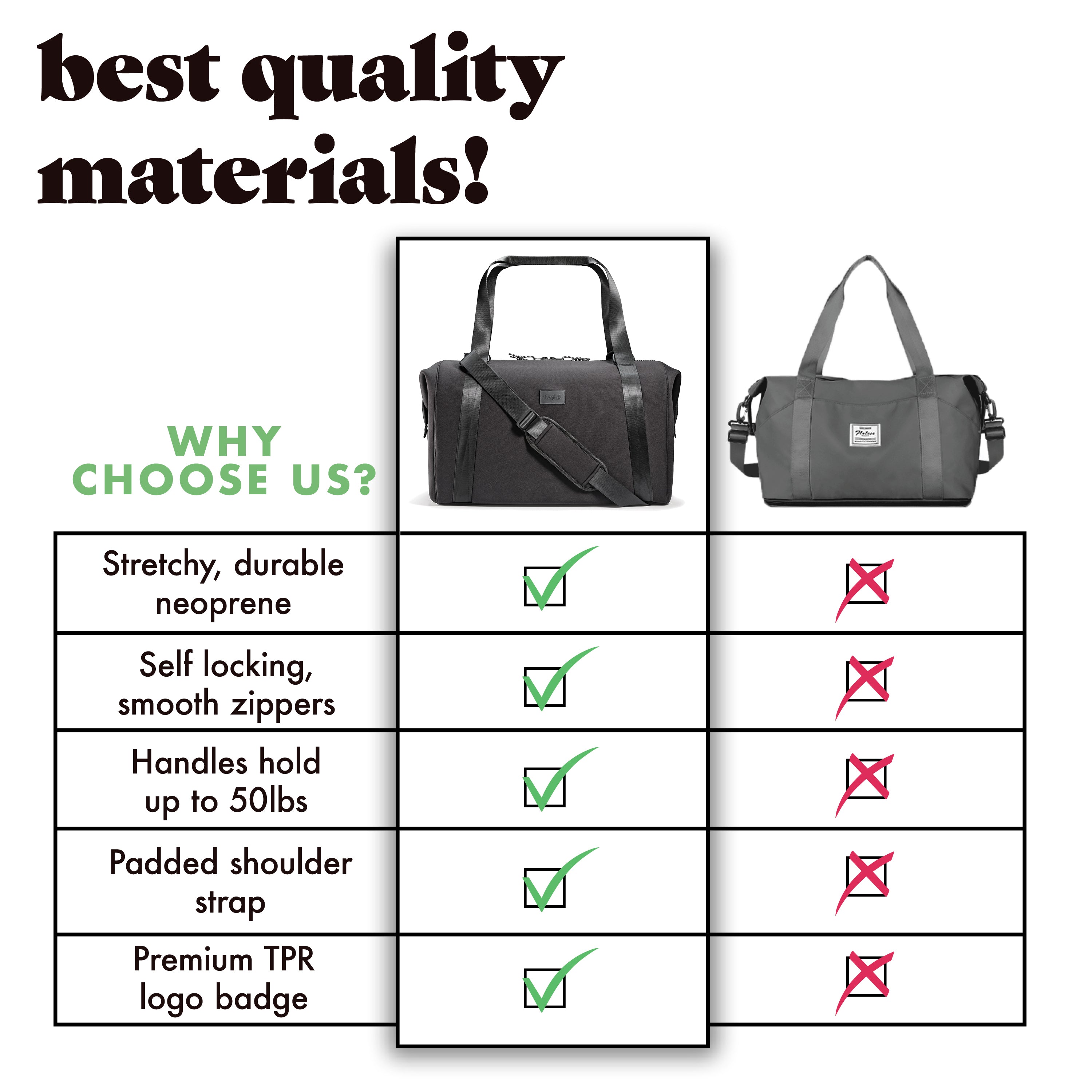 fit-fresh-neoprene-adult-travel-duffel-black-19-carry-on-weekender-bag-with-trol image 6