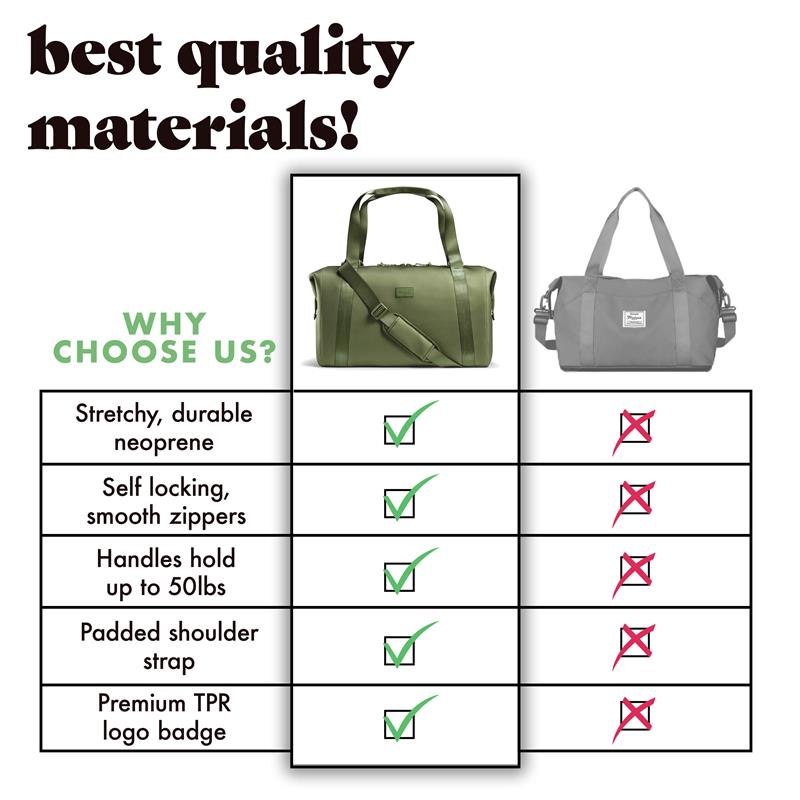 fit-fresh-neoprene-adult-travel-duffel-moss-19-carry-on-weekender-bag-with-troll image 5