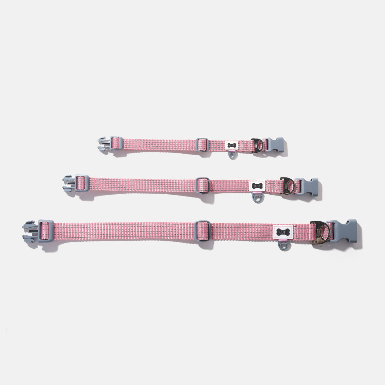 built-nightsafe-dog-collar-reflective-adjustable-collar-with-metal-d-ring-and-id image 4