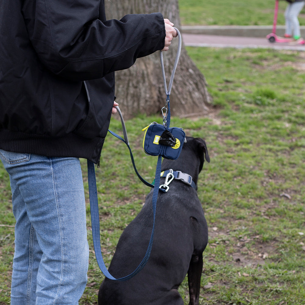 built-duo-dog-leash-bag-dual-compartment-waste-bag-dispenser-treat-pouch-with-le image 3
