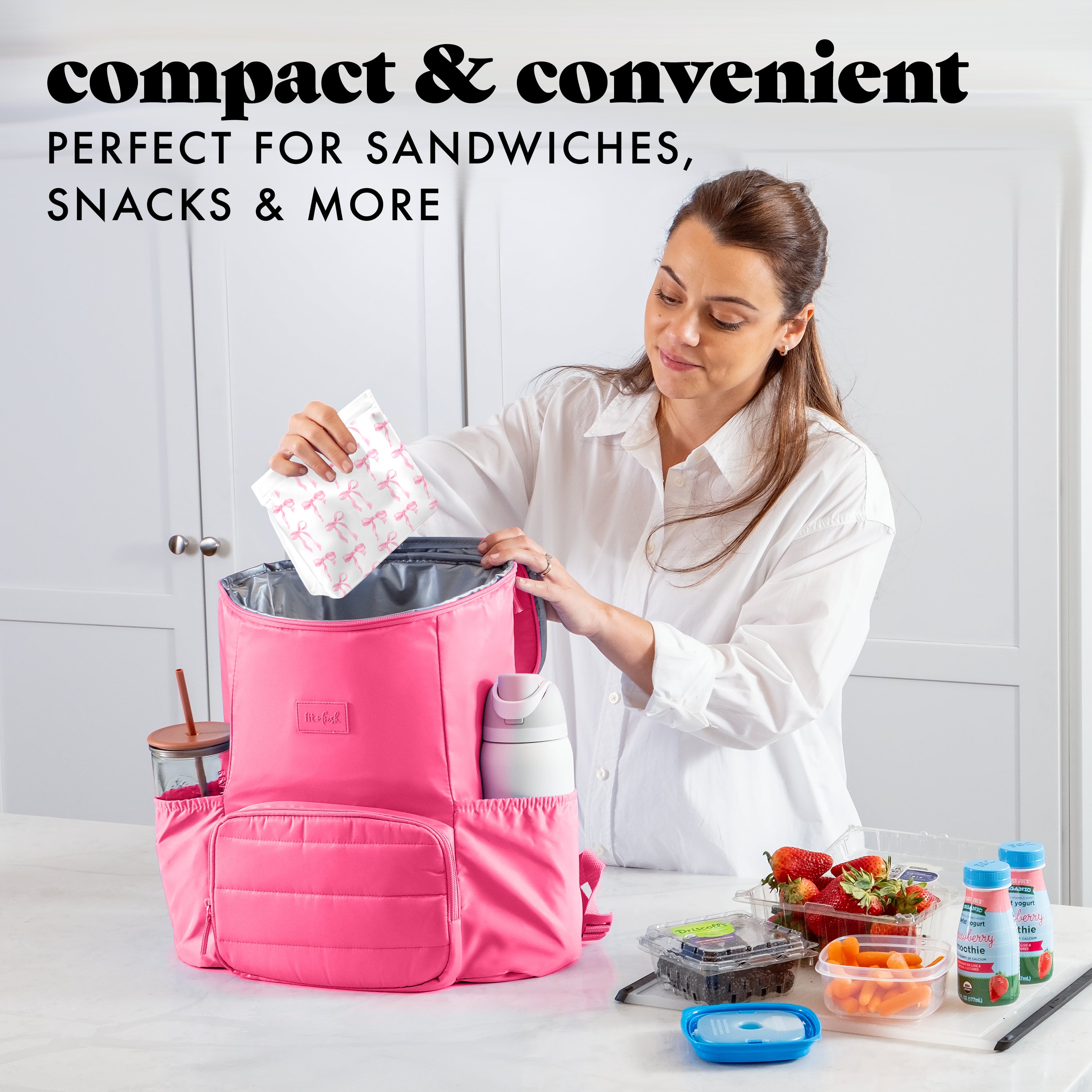 fit-fresh-peva-reusable-storage-bags-3-pack-freezer-safe-sandwich-snack-bags-pin image 4