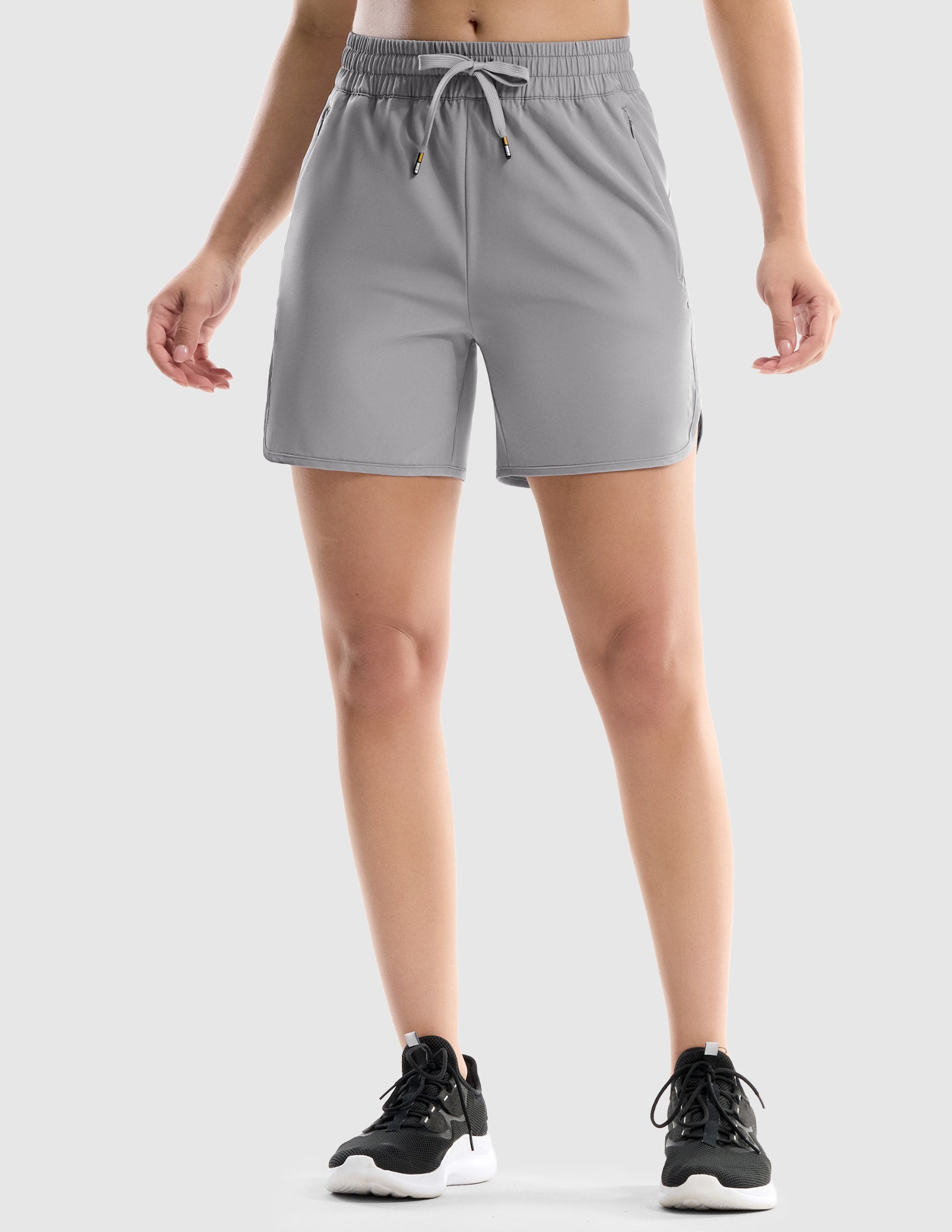 mier-women-s-sprintdry-5-inch-performance-utility-running-shorts-with-2-zipper-p image 7