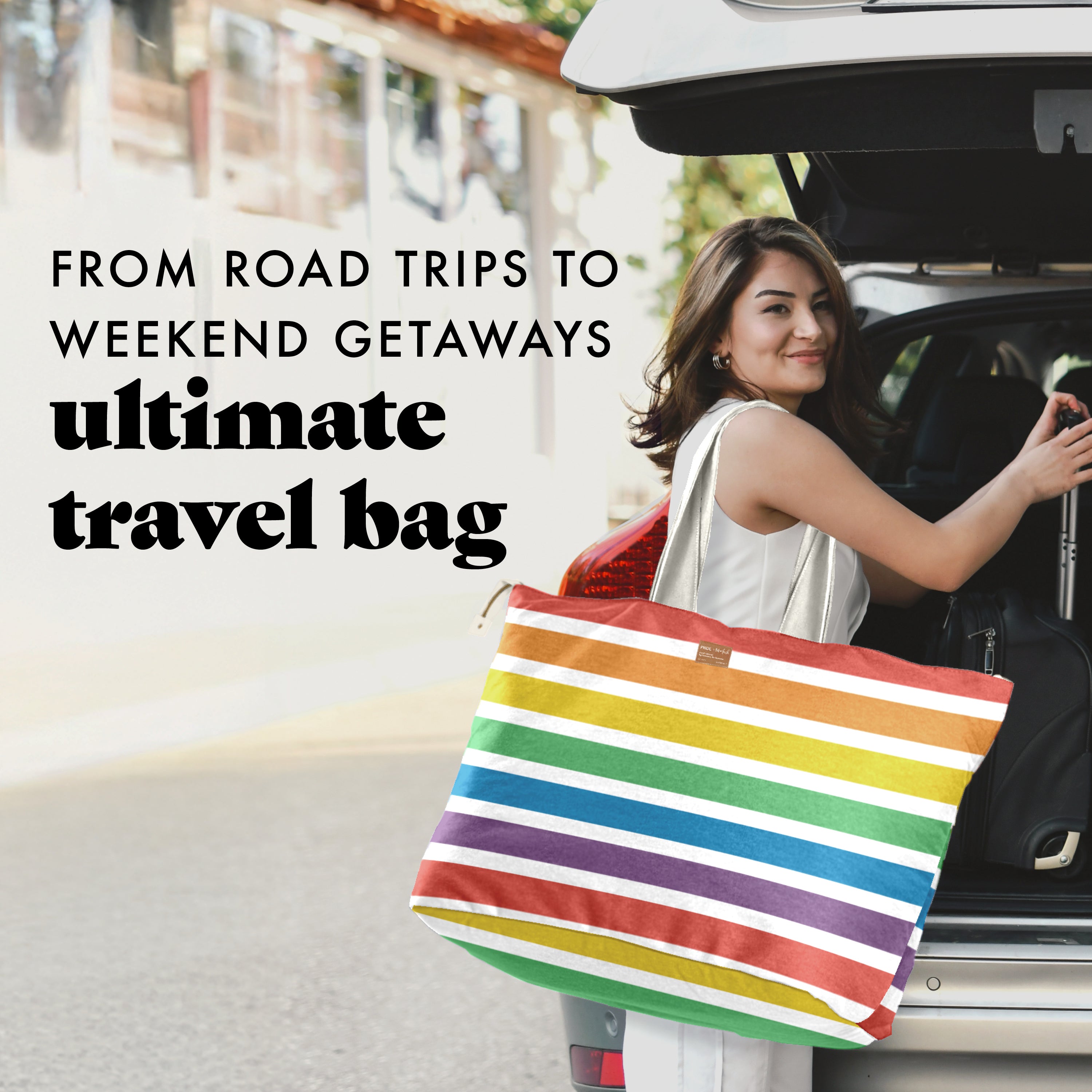 fit-fresh-all-the-things-xl-travel-tote-bag-colorful-stripe image 6