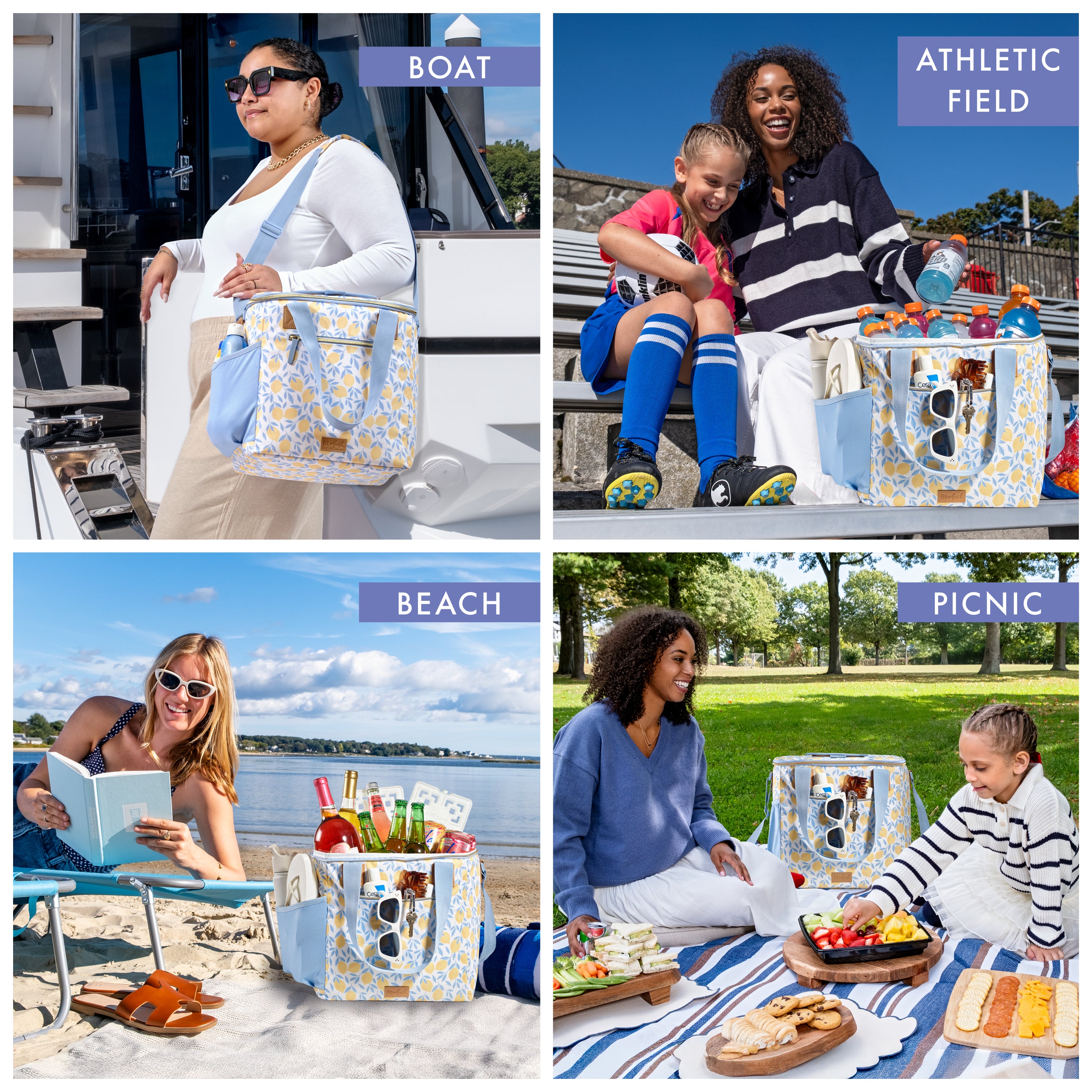 fit-fresh-regatta-24-can-soft-cooler-lemon-vines-insulated-leak-resistant-crossb image 7