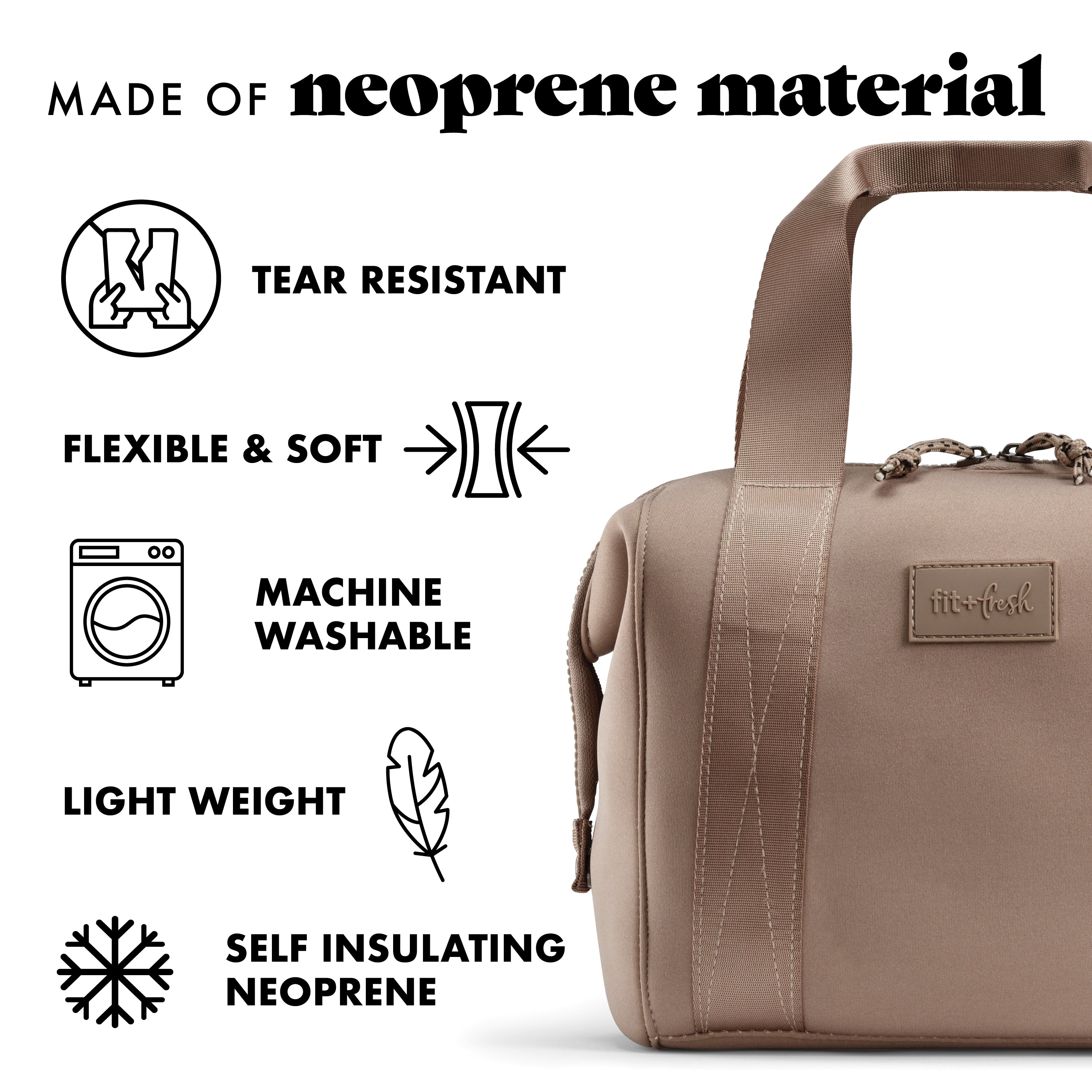 fit-fresh-remi-neoprene-lunch-bag-with-lunch-kit-taupe-machine-washable-self-ins image 4