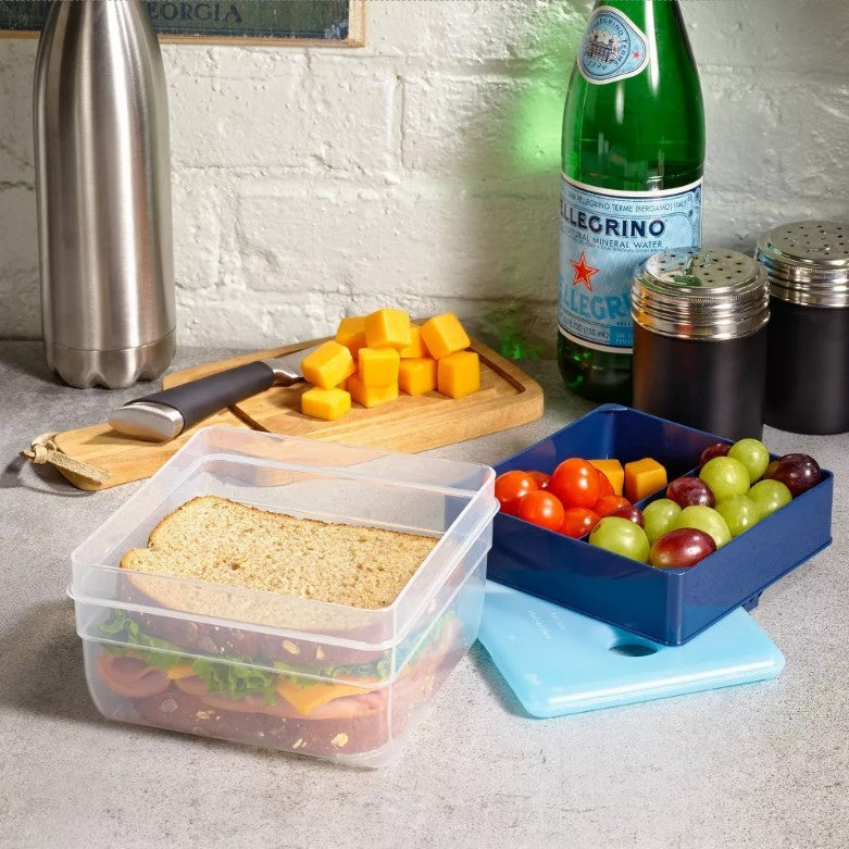 fit-fresh-kids-sandwich-snack-set-multicolor-bento-style-container-with-attachab image 2