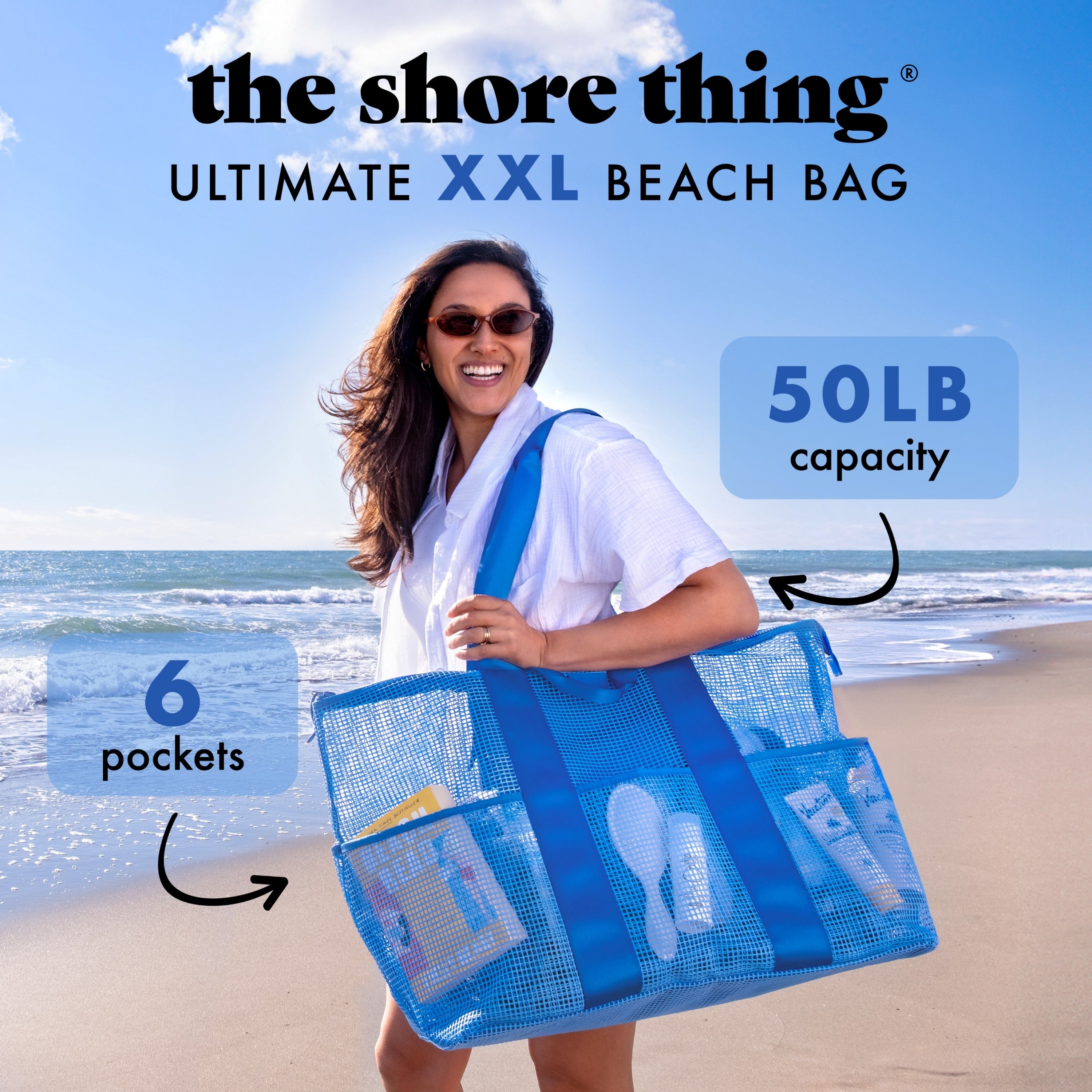 fit-fresh-the-shore-thing-xl-marine-grade-mesh-beach-bag-marina-blue image 2