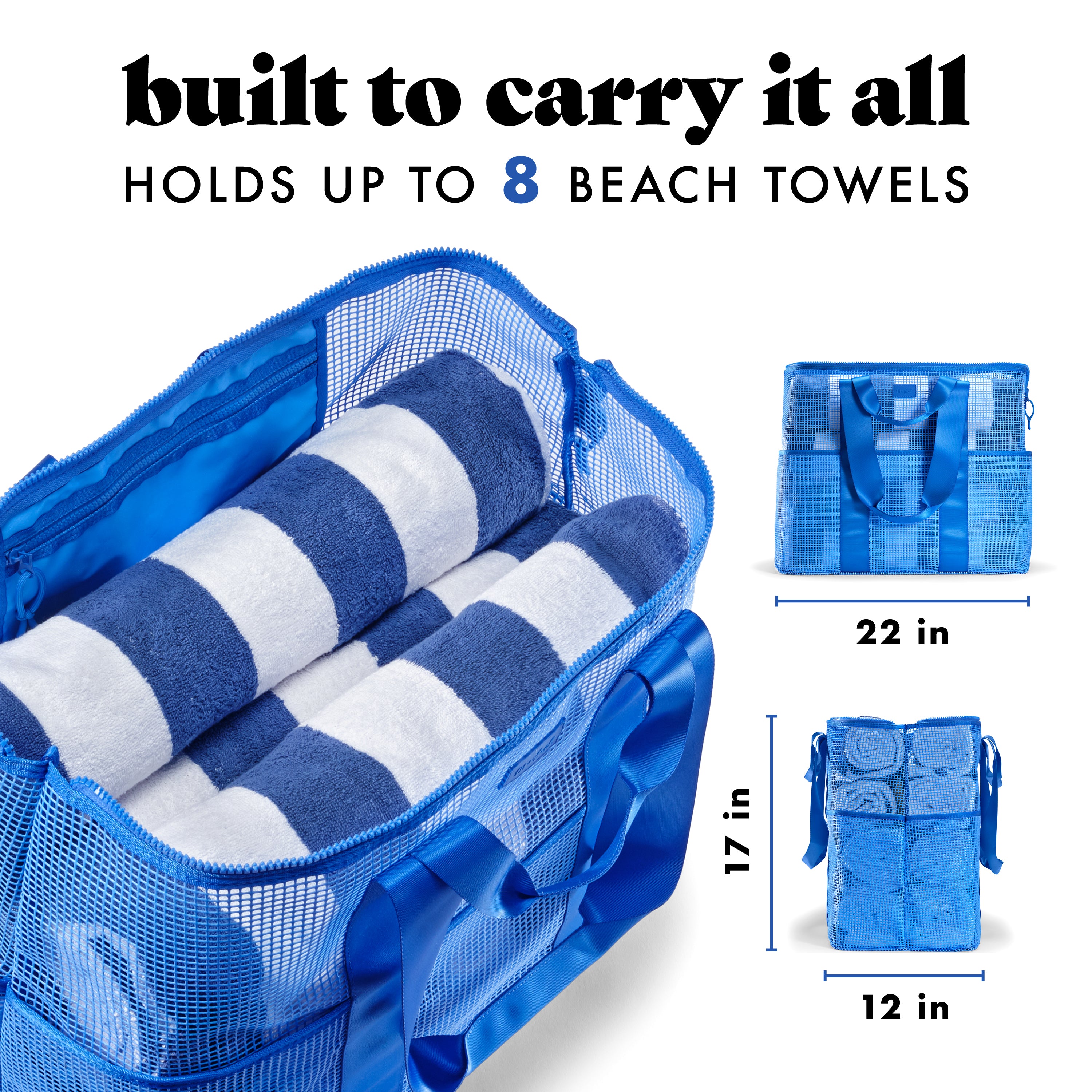 fit-fresh-the-shore-thing-xl-marine-grade-mesh-beach-bag-marina-blue image 4