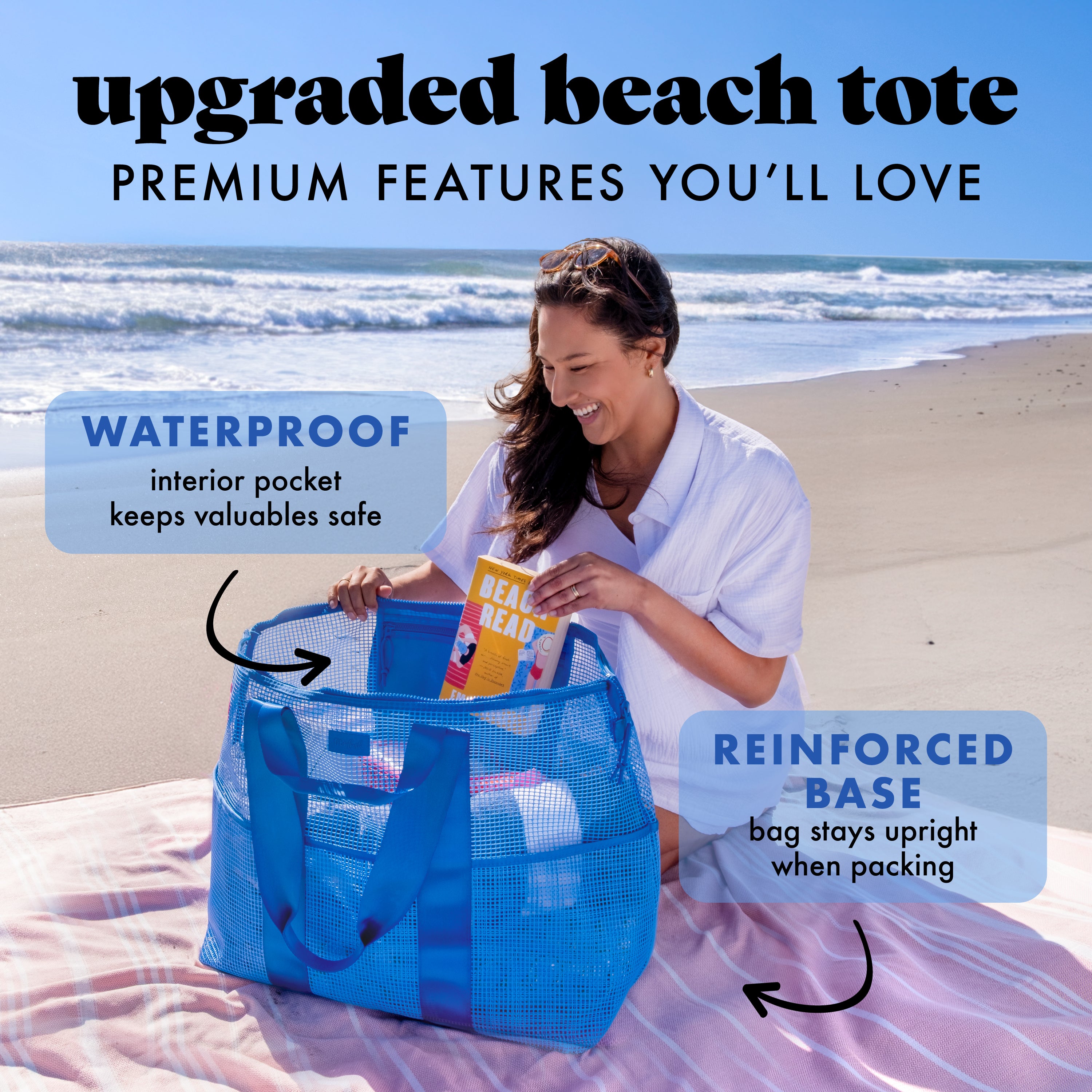 fit-fresh-the-shore-thing-xl-marine-grade-mesh-beach-bag-marina-blue image 5