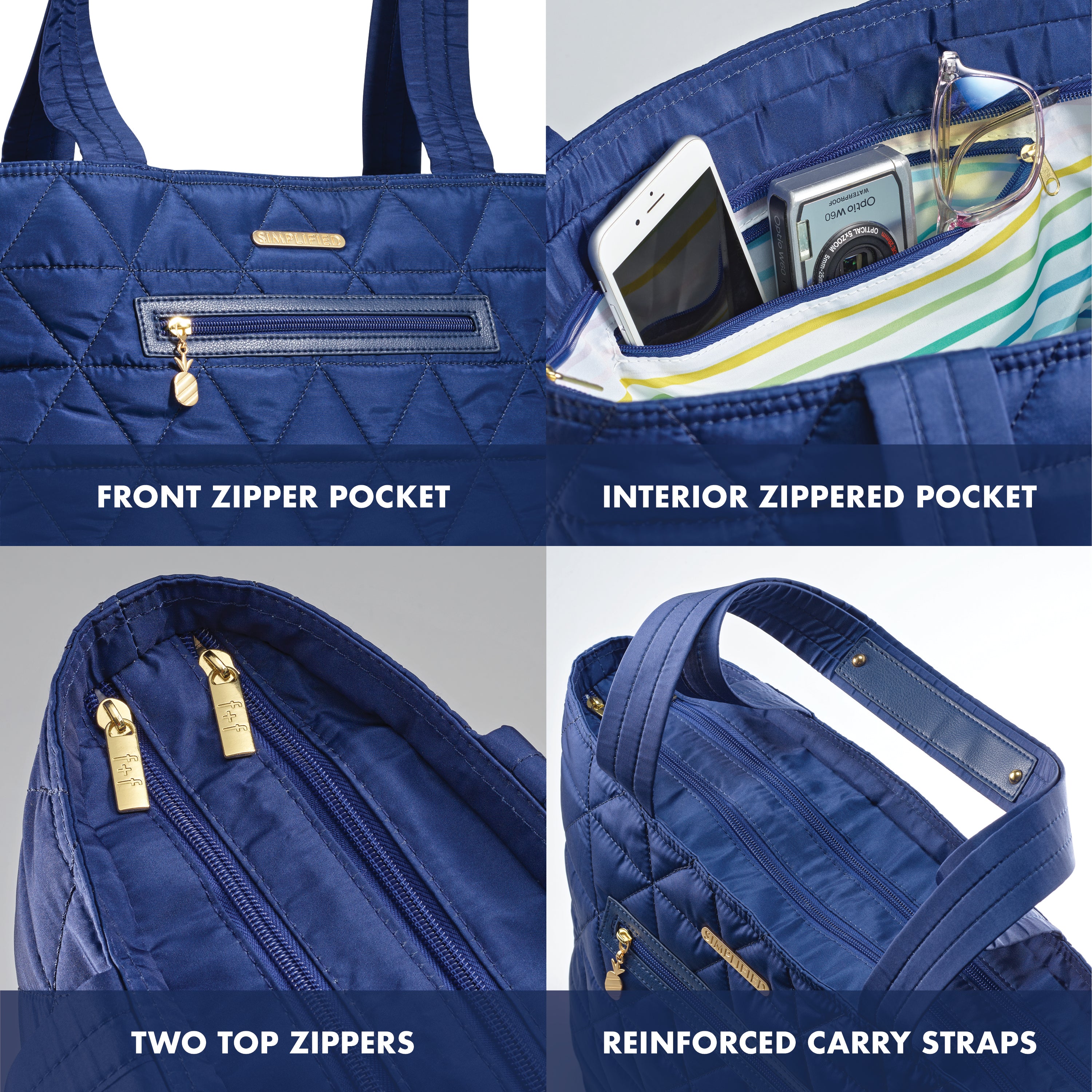 fit-fresh-metro-tote-2-in-1-work-lunch-bag-insulated-lunch-pocket-laptop-tote-fo image 6