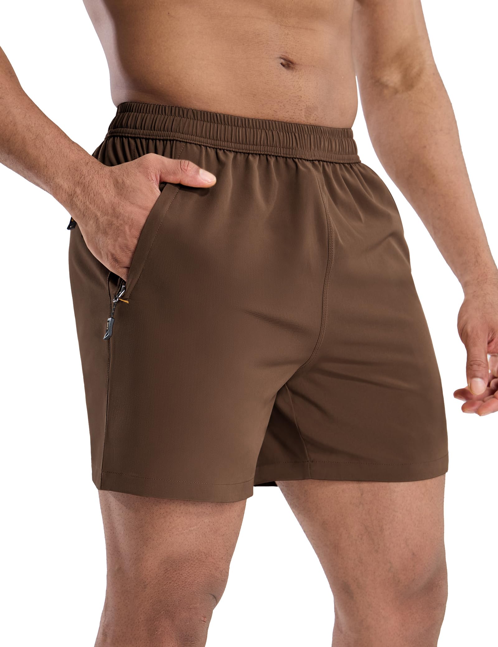 mier-sprintdry-5-men-s-running-shorts-recycled-stretch-athletic-shorts-with-line image 4