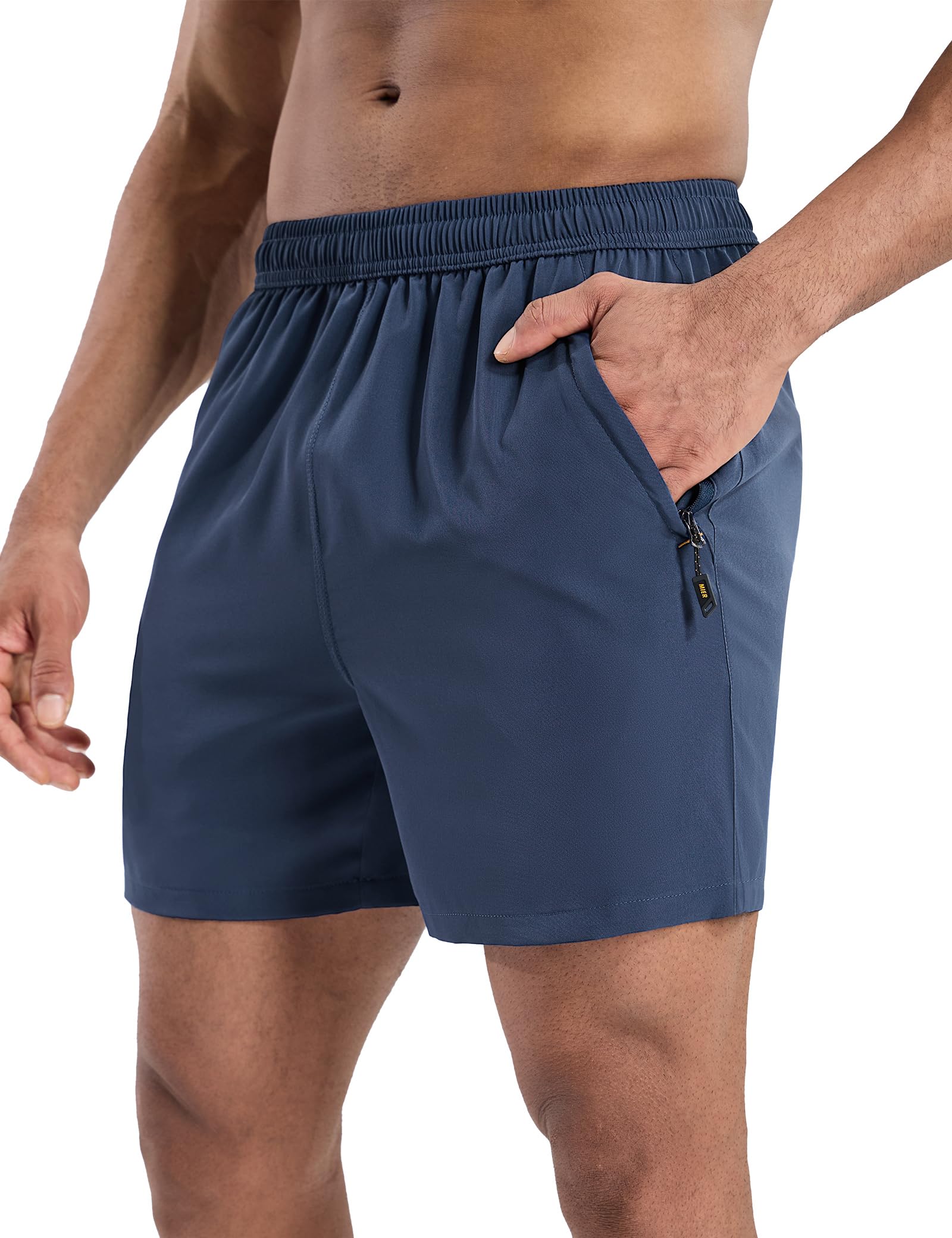 mier-sprintdry-5-men-s-running-shorts-recycled-stretch-athletic-shorts-with-line image 3