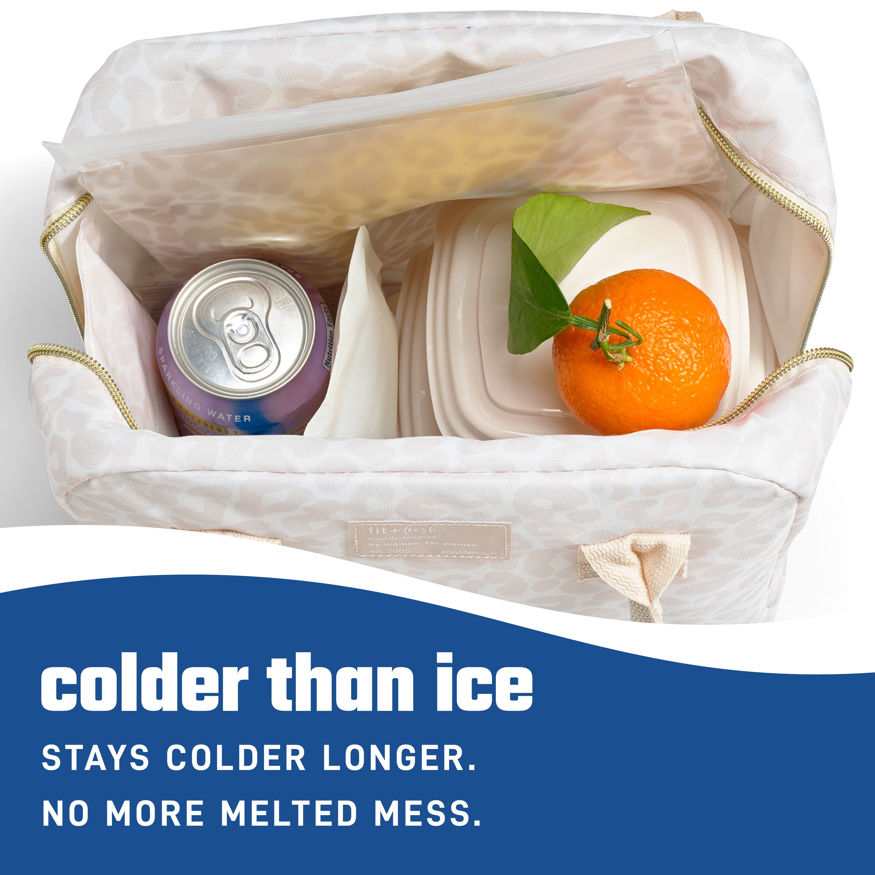 fit-fresh-cool-coolers-soft-ice-packs-ivory-feline-fine-set-of-2-reusable-flexib image 4