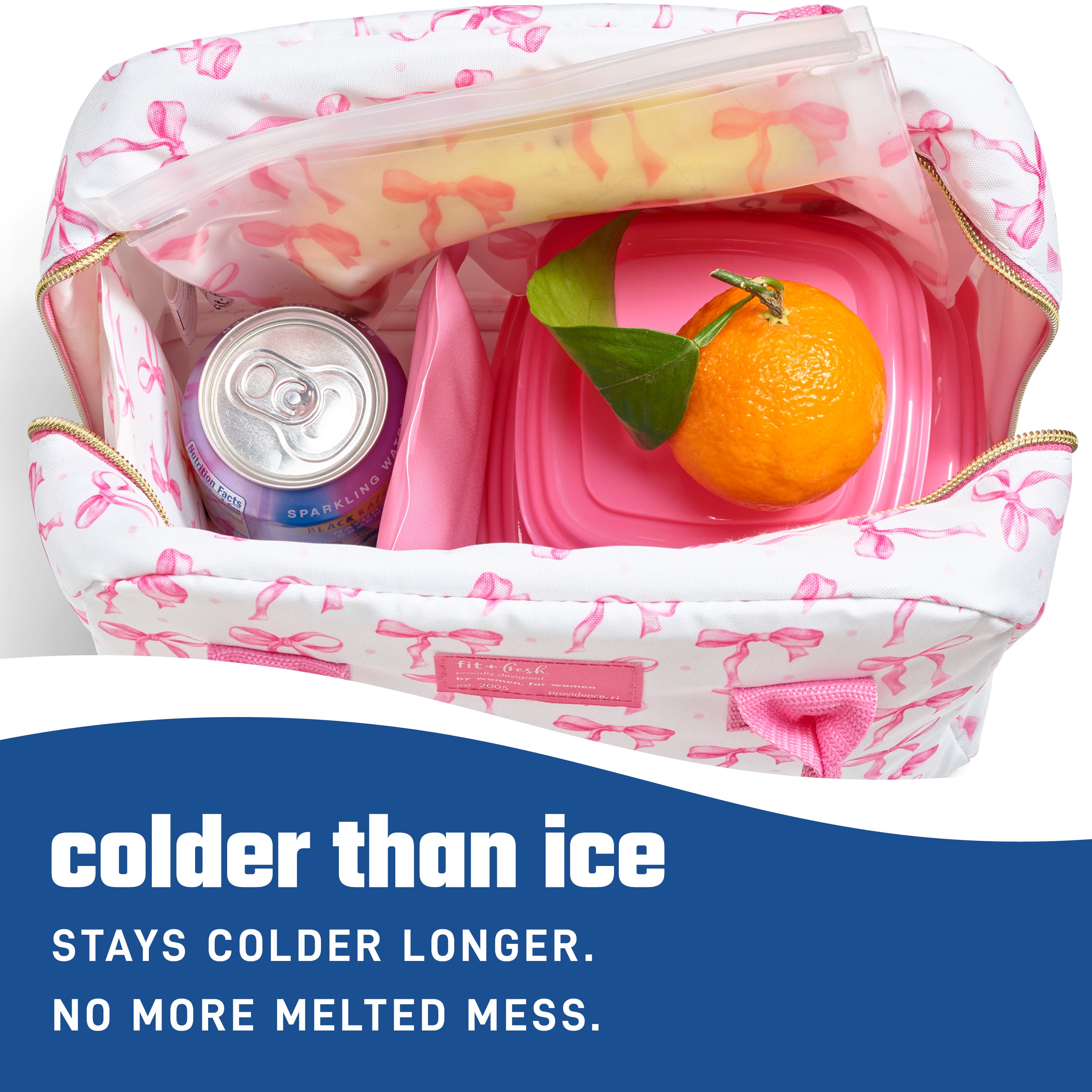 fit-fresh-cool-coolers-soft-ice-packs-pink-bows-2-pack-flexible-reusable-lunch-b image 4