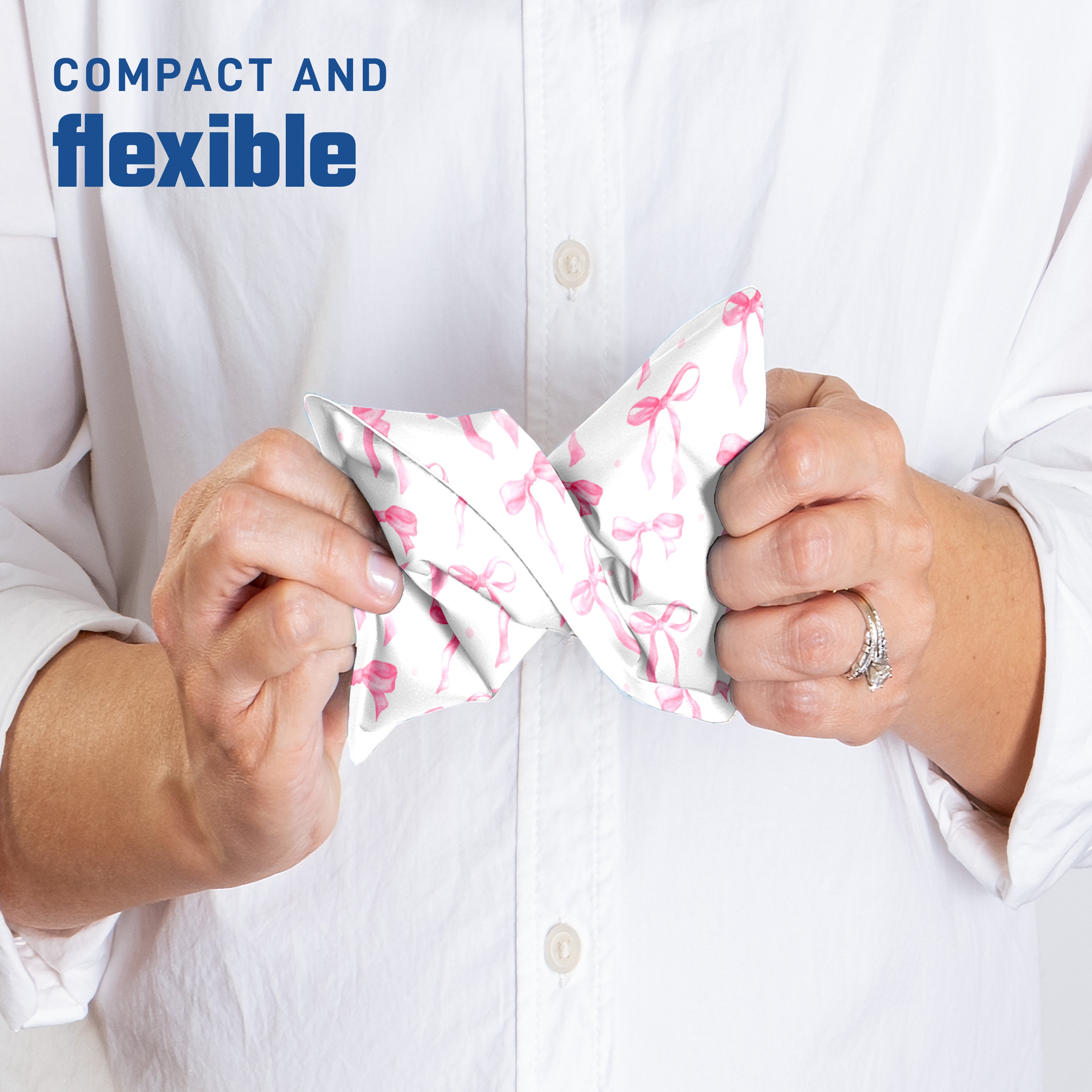 fit-fresh-cool-coolers-soft-ice-packs-pink-bows-2-pack-flexible-reusable-lunch-b image 3