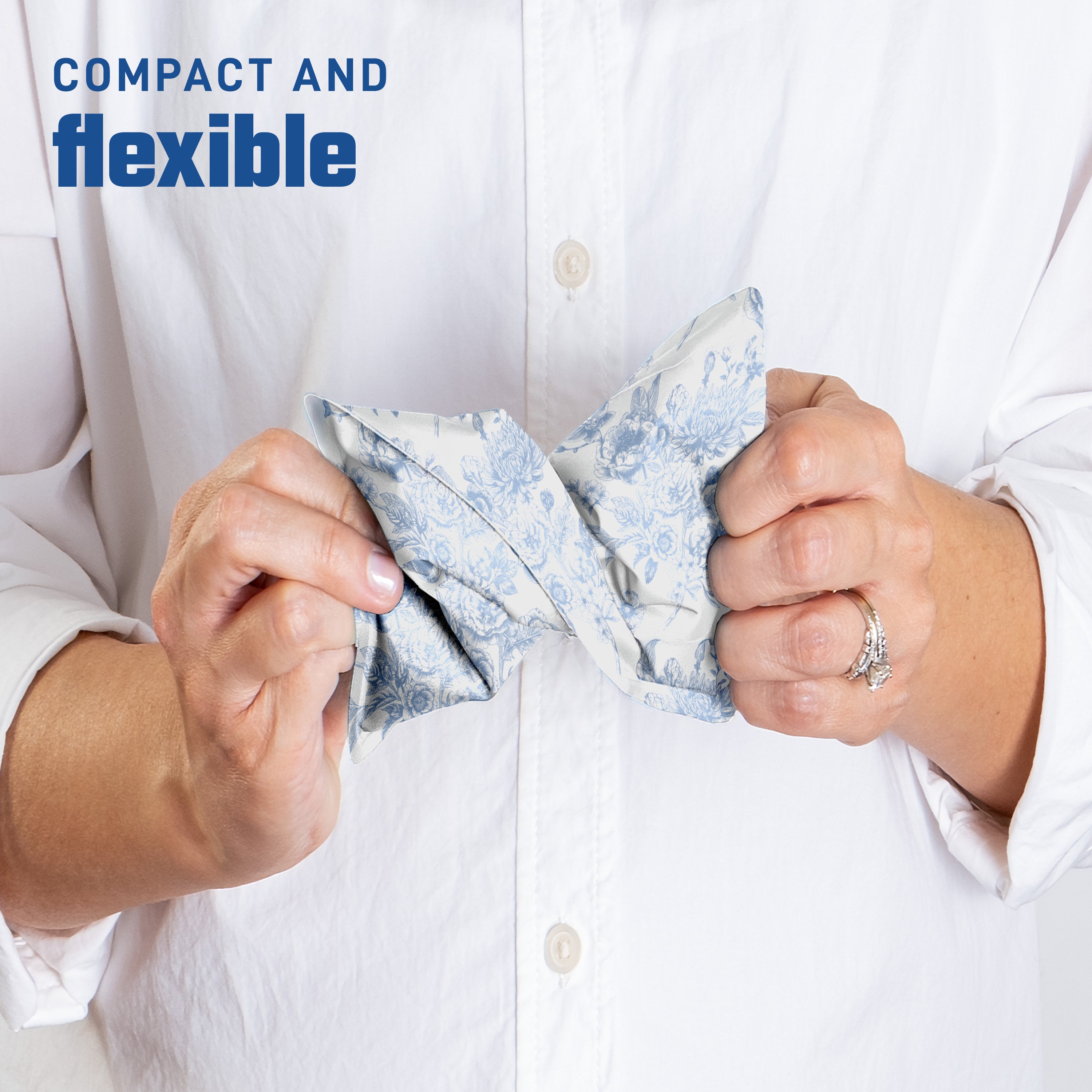 fit-fresh-cool-coolers-soft-ice-packs-2-pack-cornflower-blue-floral-toile-reusab image 3