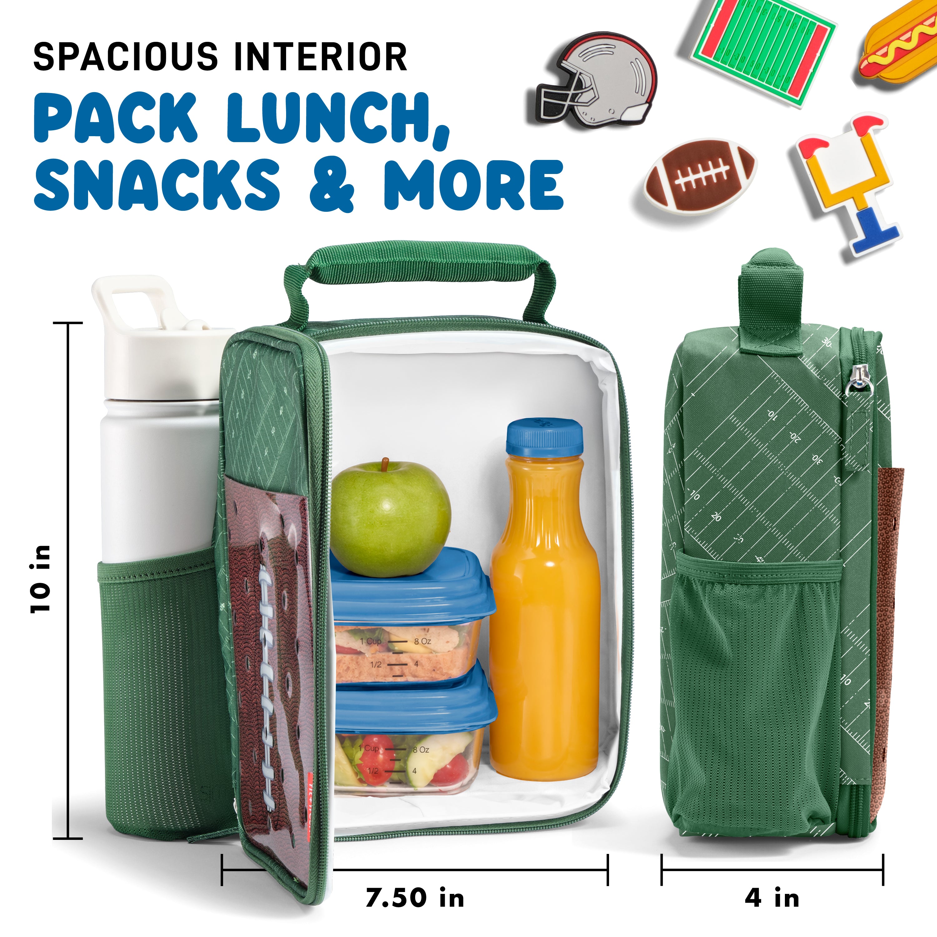 fit-fresh-charm-kids-insulated-lunch-bag-with-22-charm-slots-6-included-sports-c image 5