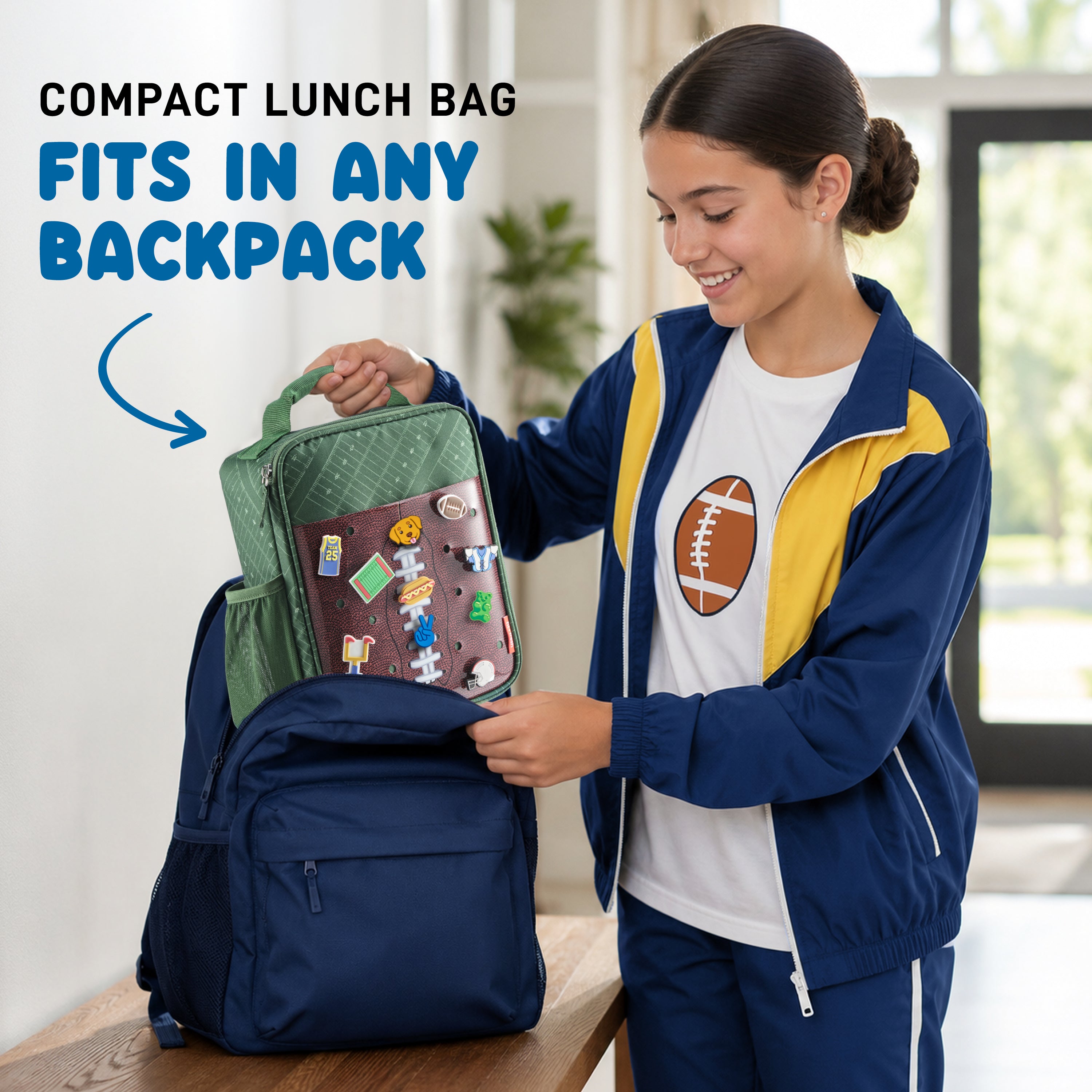 fit-fresh-charm-kids-insulated-lunch-bag-with-22-charm-slots-6-included-sports-c image 7