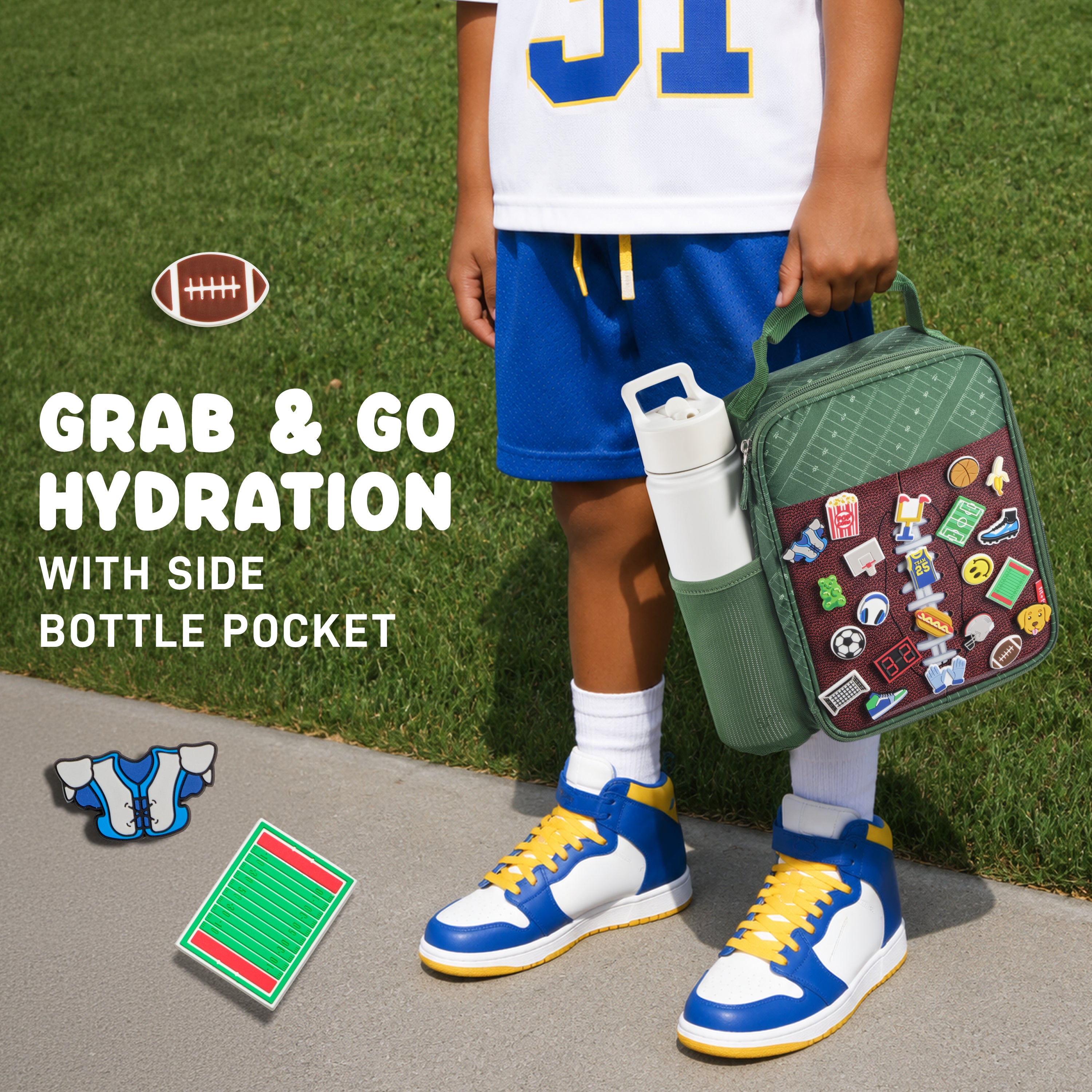 fit-fresh-charm-kids-insulated-lunch-bag-with-22-charm-slots-6-included-sports-c image 8
