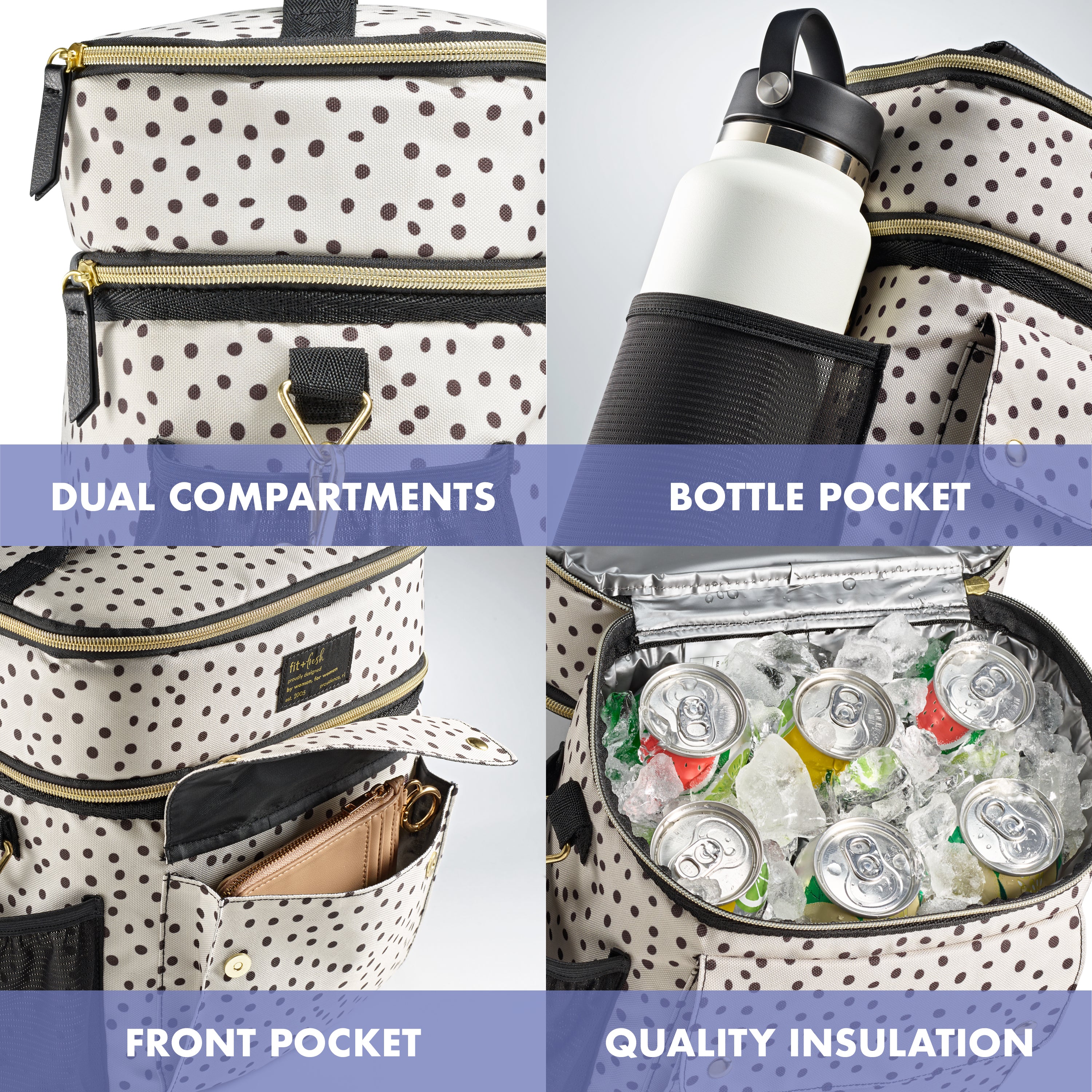fit-fresh-westminster-dual-compartment-insulated-lunch-bag-with-lunch-kit-2-matc image 4