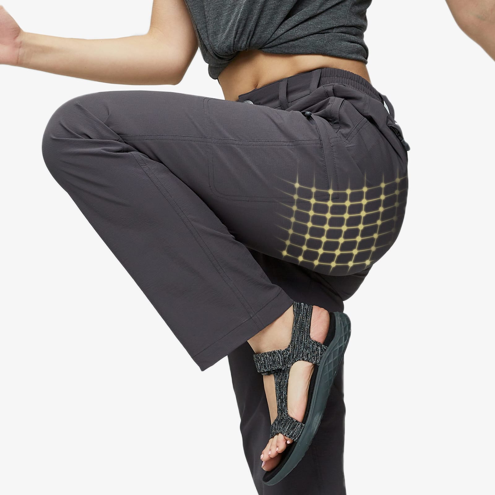 mier-tek-trek-women-s-quick-dry-lightweight-cargo-hiking-pants image 3