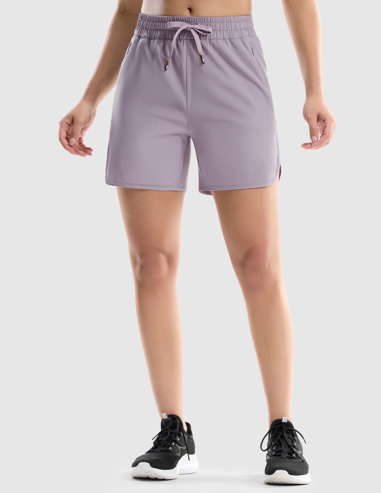mier-women-s-sprintdry-5-inch-performance-utility-running-shorts-with-2-zipper-p image 1